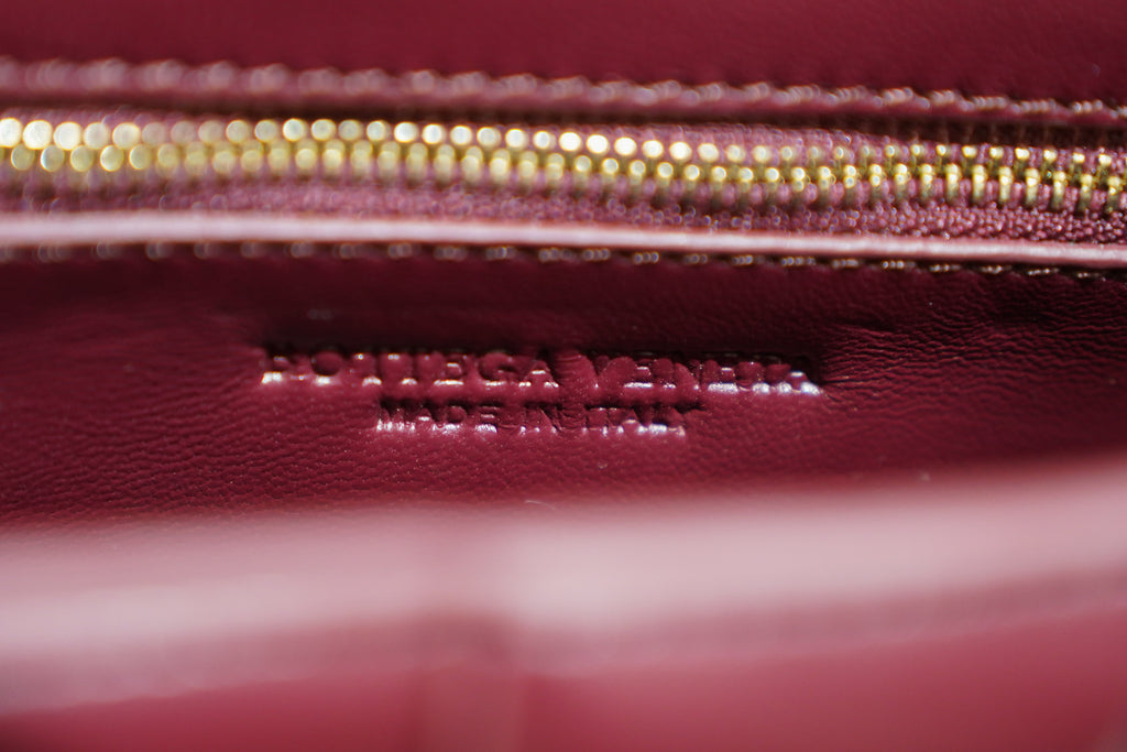 Bottega Veneta | Cassette – Leather – Burgundy – Gold Hardware