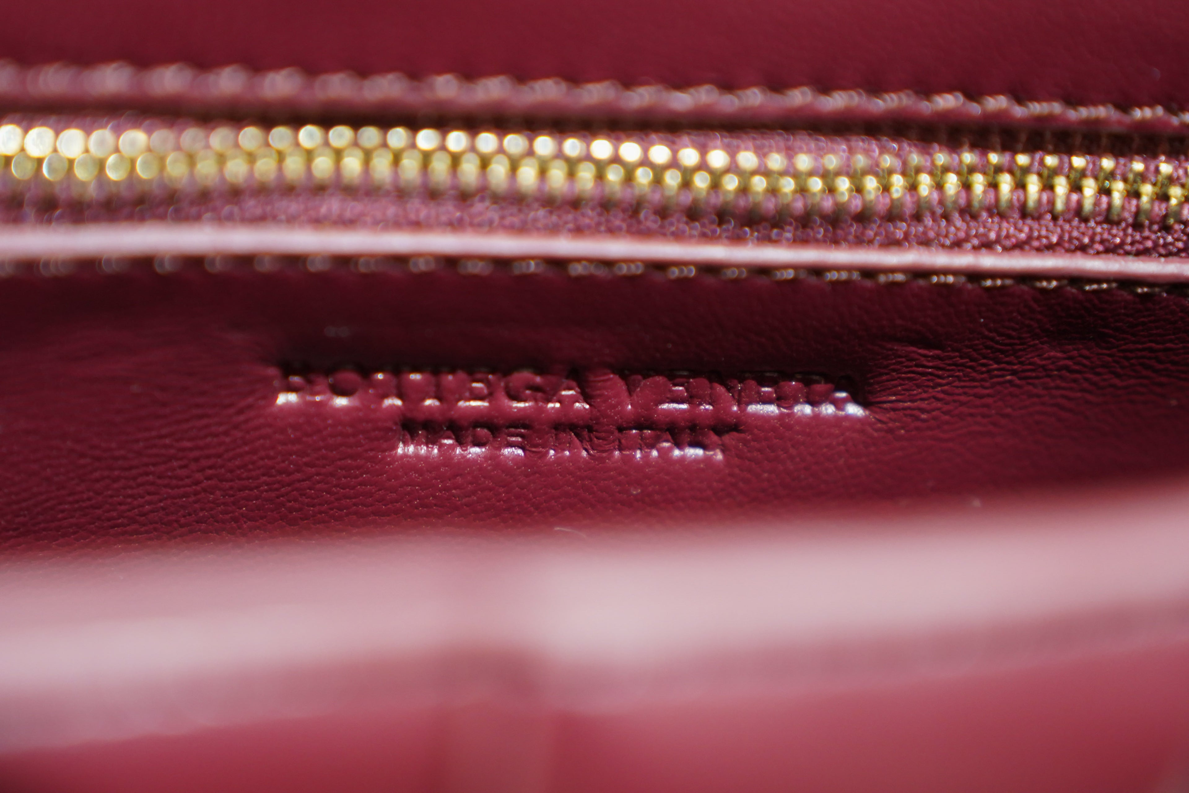 Bottega Veneta | Cassette – Leather – Burgundy – Gold Hardware