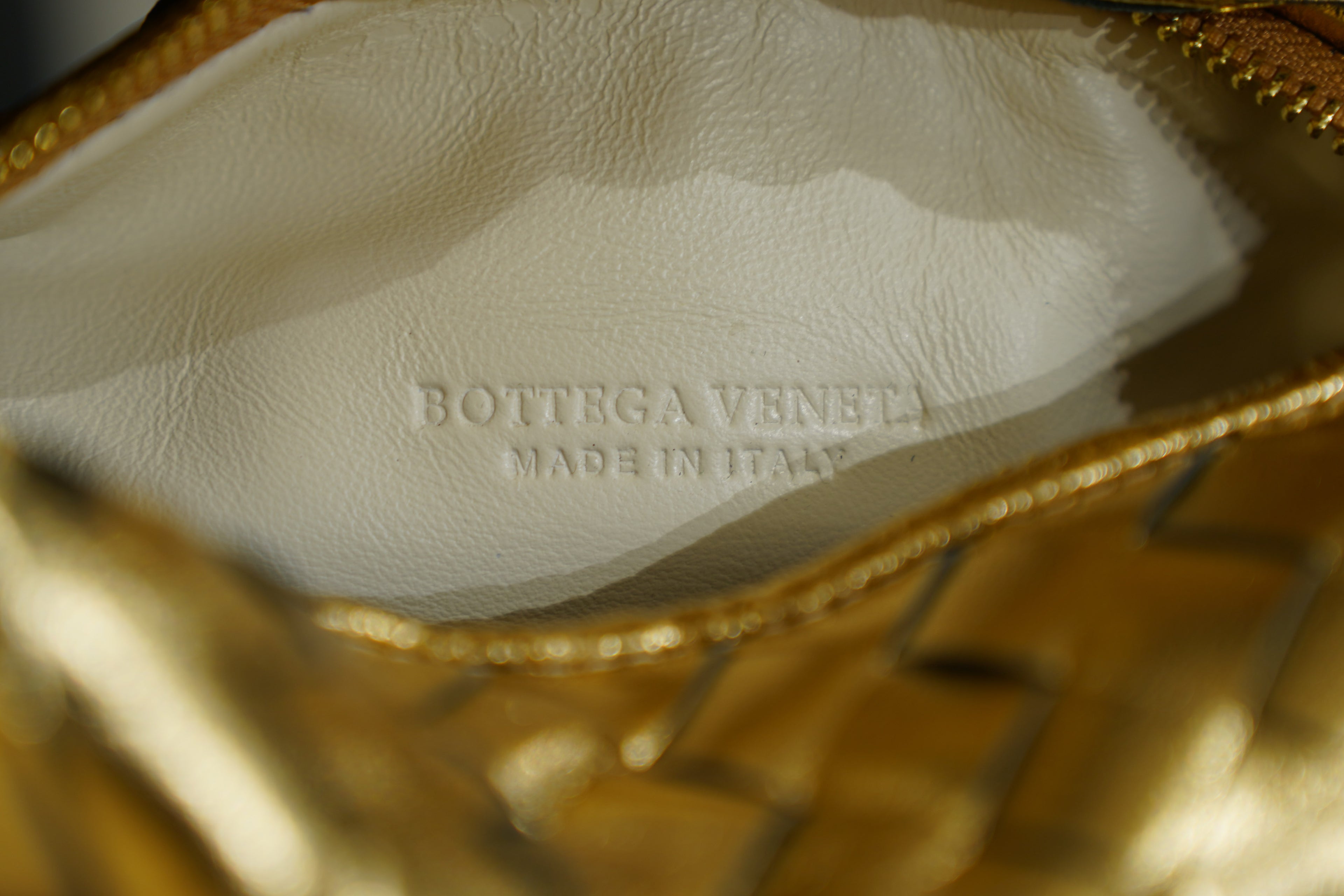 Bottega Veneta | Jodie – Leather – Gold – Gold Hardware