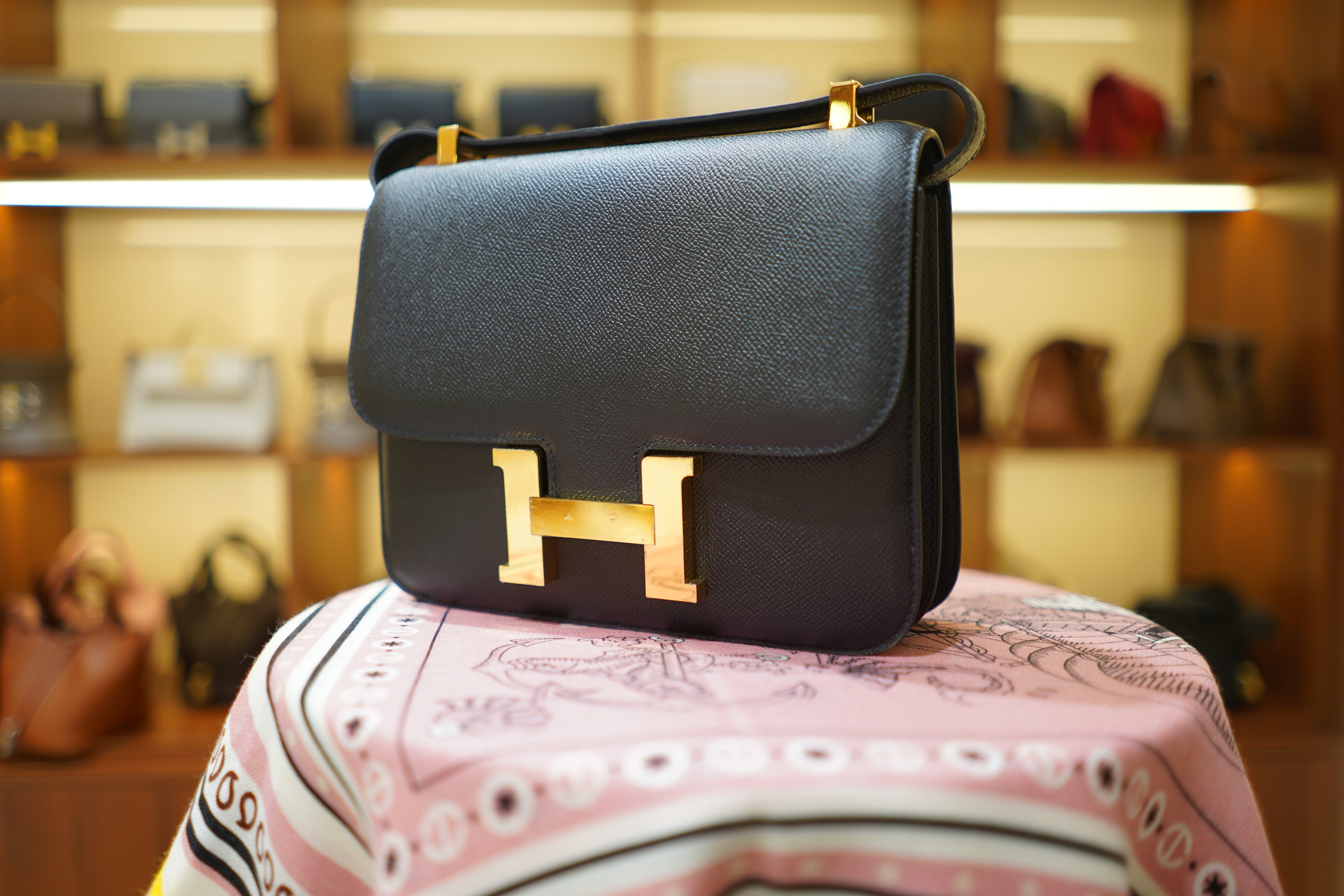 Hermes | Constance – Epsom – Black – Gold Hardware