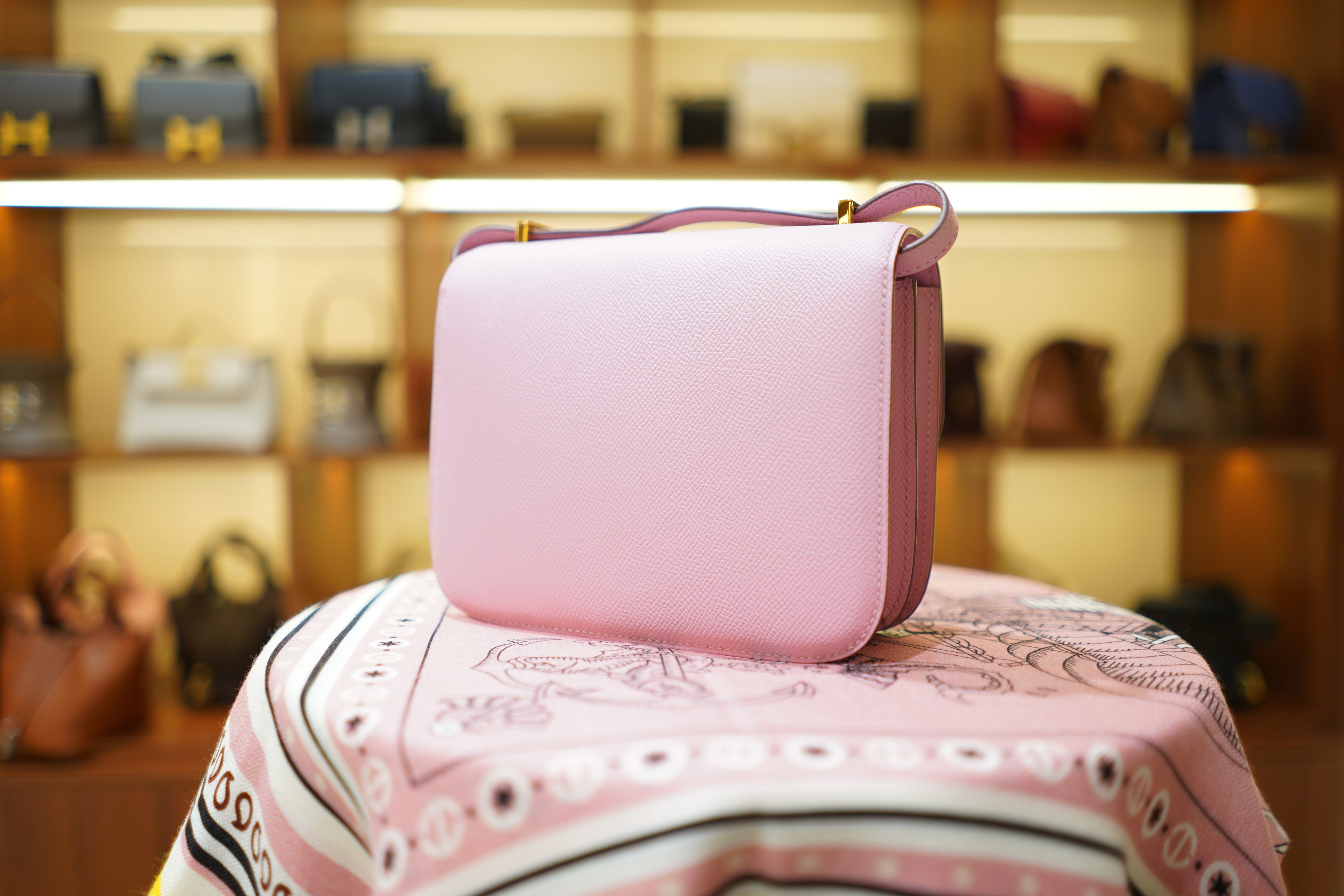 Hermes | Constance – Epsom – Pink – Gold Hardware
