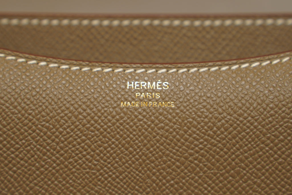 Hermes | Constance – Epsom – Grey – Gold Hardware