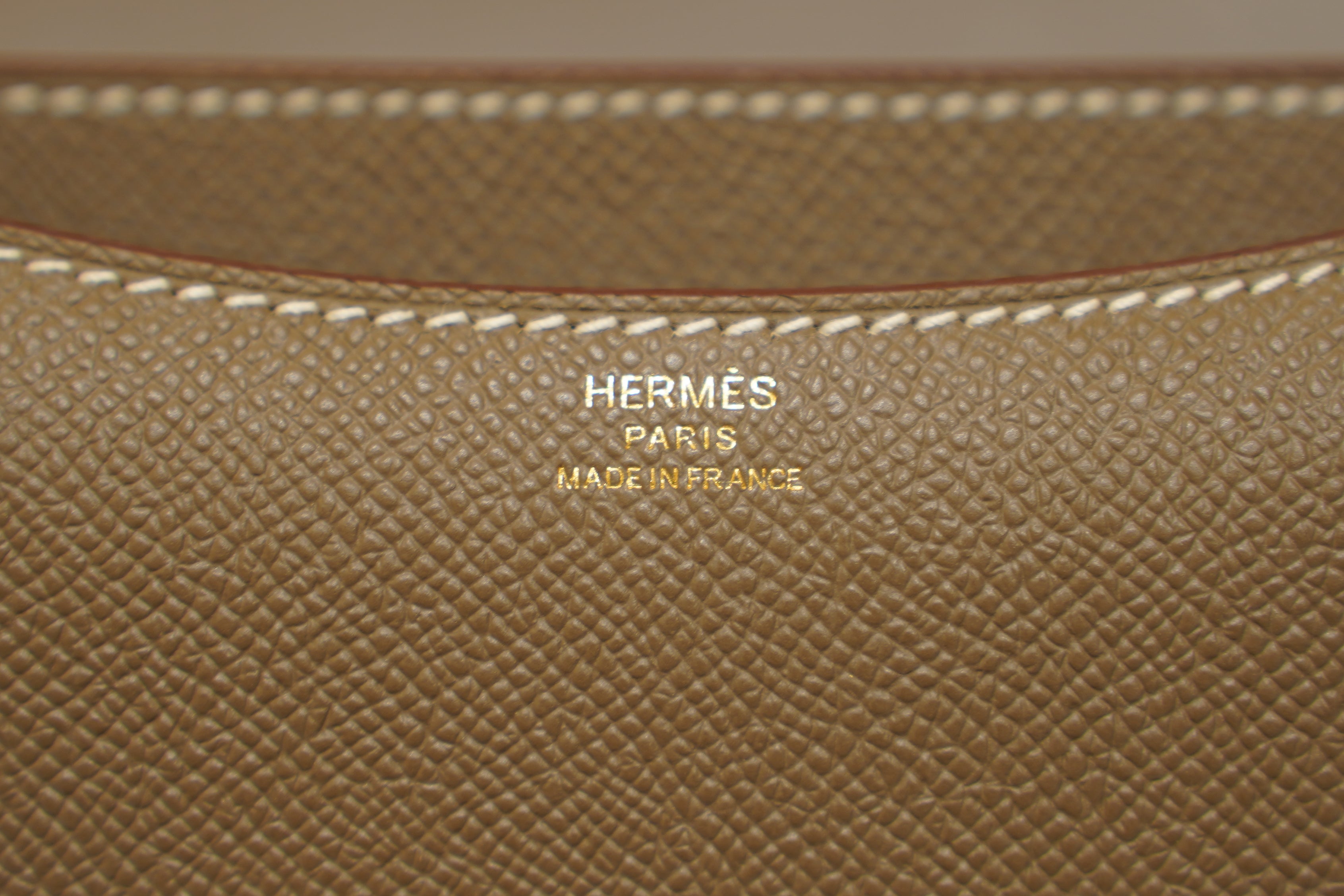 Hermes | Constance – Epsom – Grey – Gold Hardware