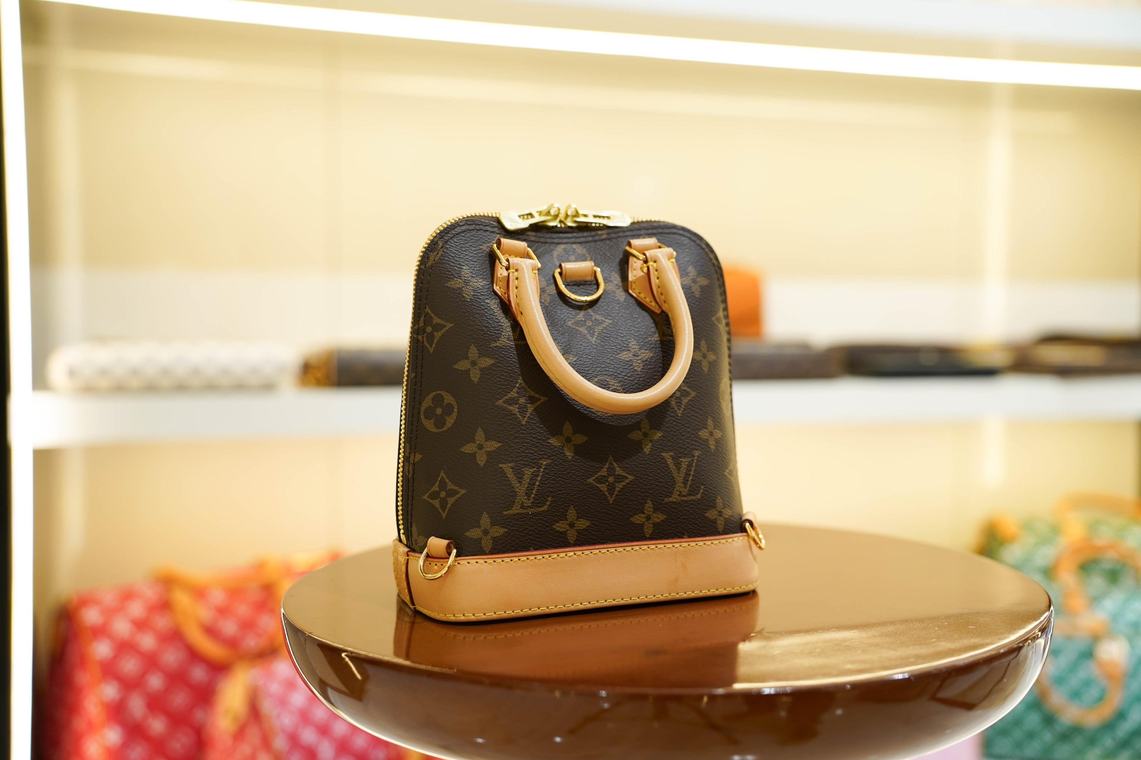 Louis Vuitton | Petite Mallette – Canvas – Brown – Gold Hardware