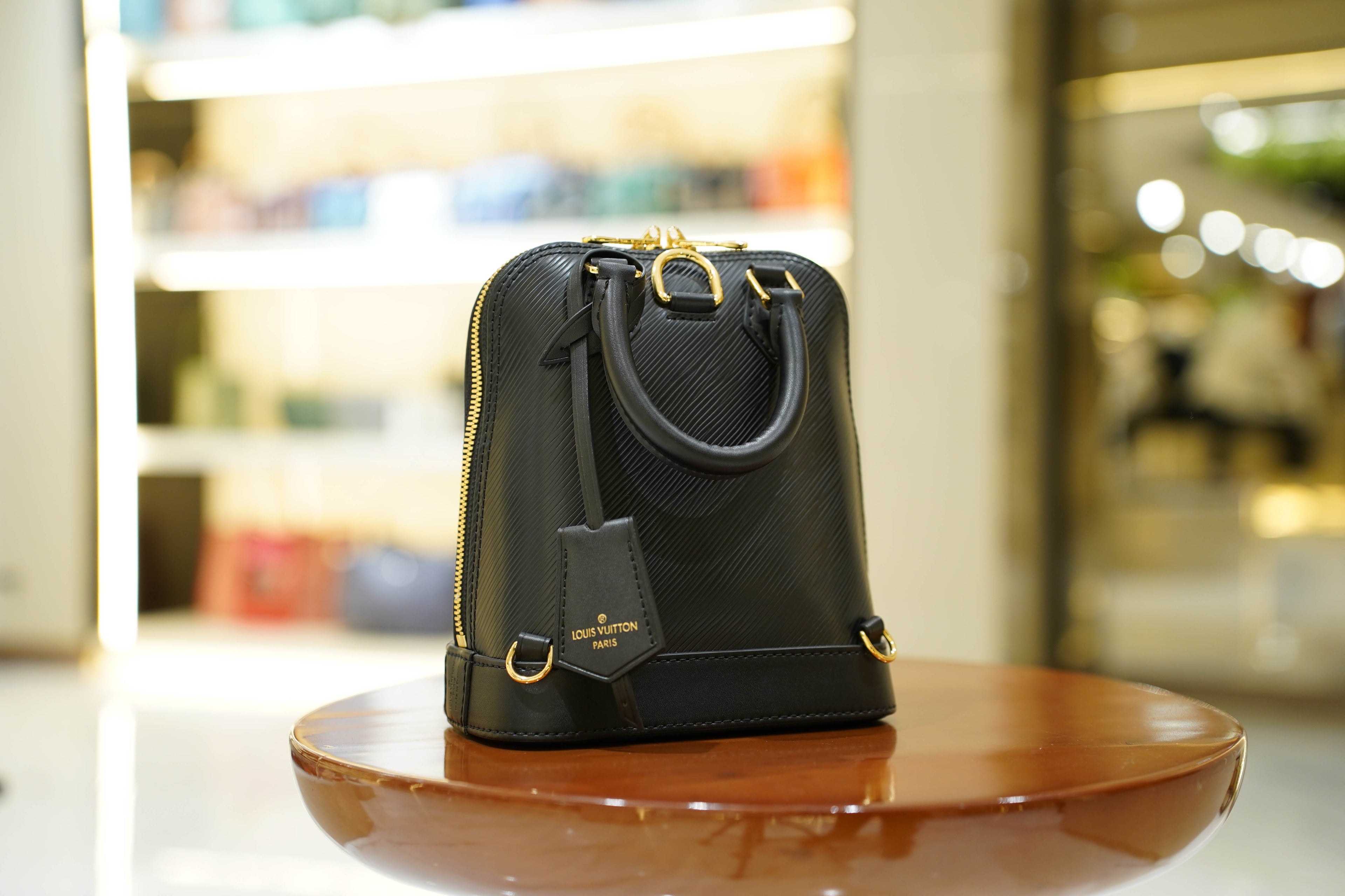 Louis Vuitton | Alma – Epi Leather – Black – Gold Hardware