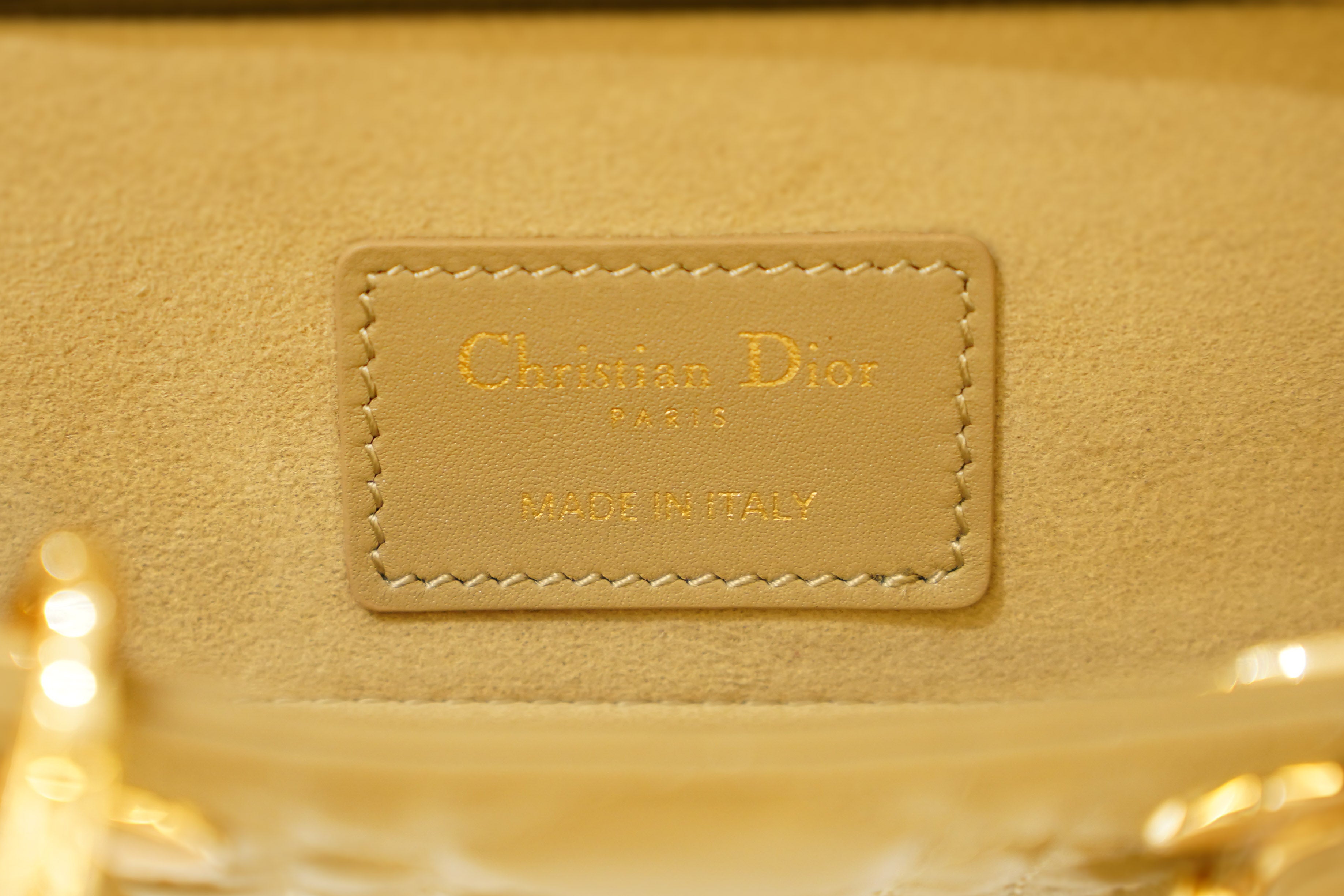 Dior | D-Joy Bag – Leather – Khaki – Gold Hardware