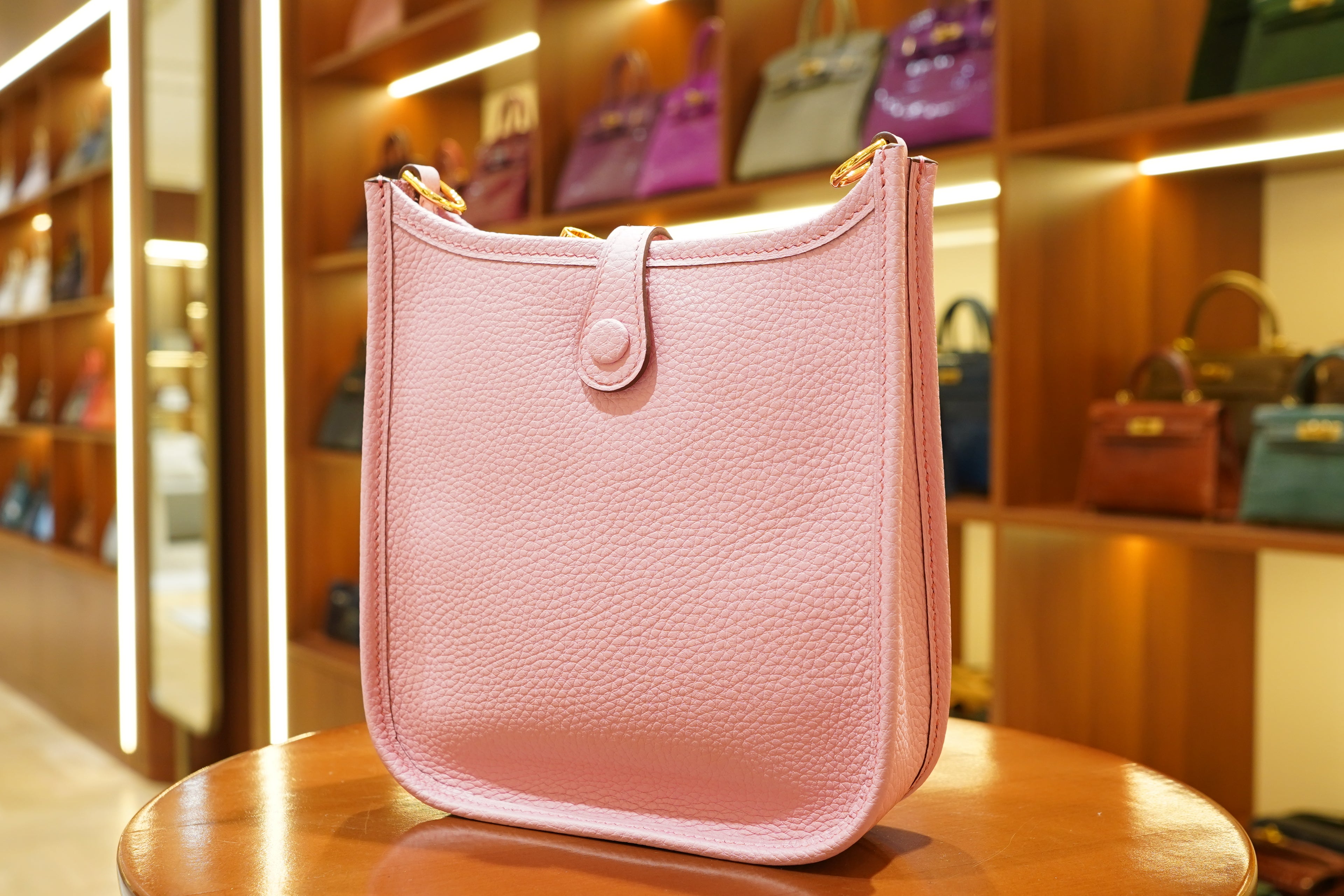 Hermes | Evelyne Small – Epsom – Pink – Gold Hardware