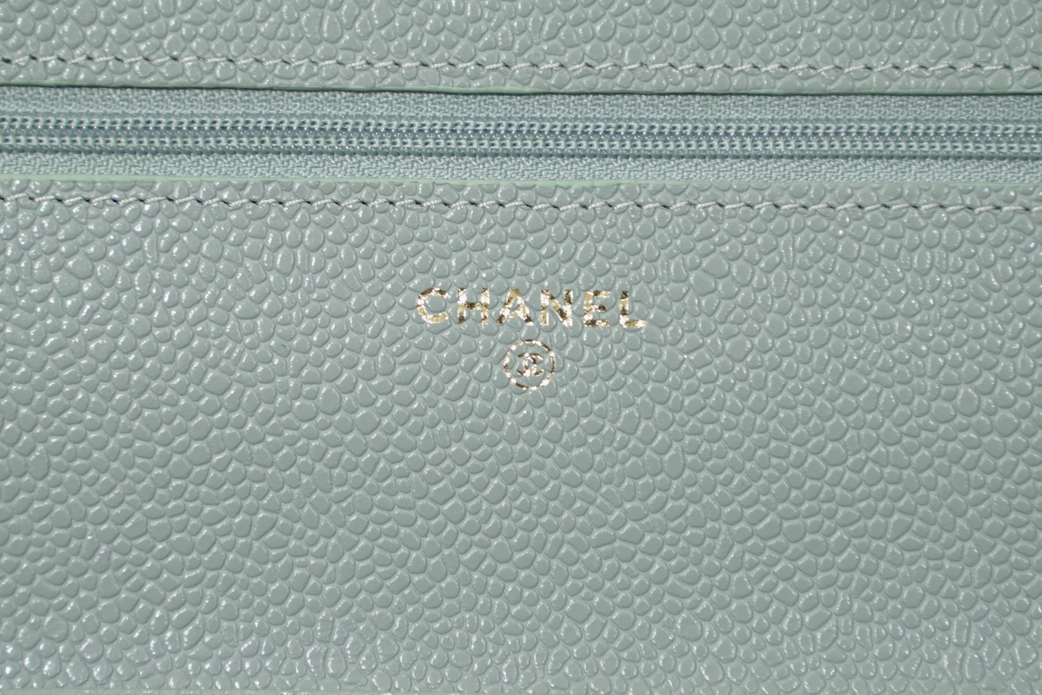 Chanel | Wallet on Chain – Caviar – Grey – Gold Hardware