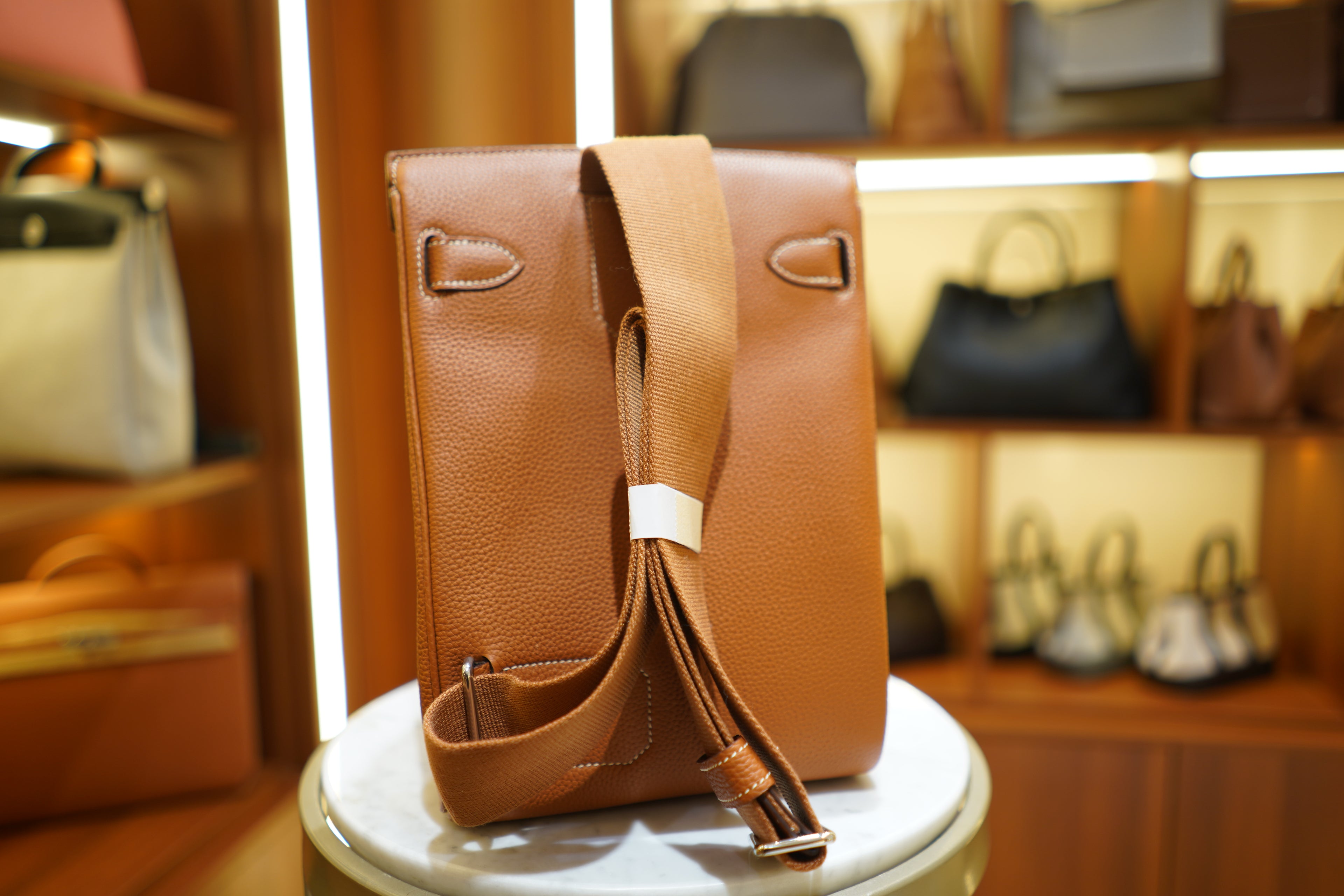 Hermes | Hac a Doc – Togo – Orange – Silver Hardware