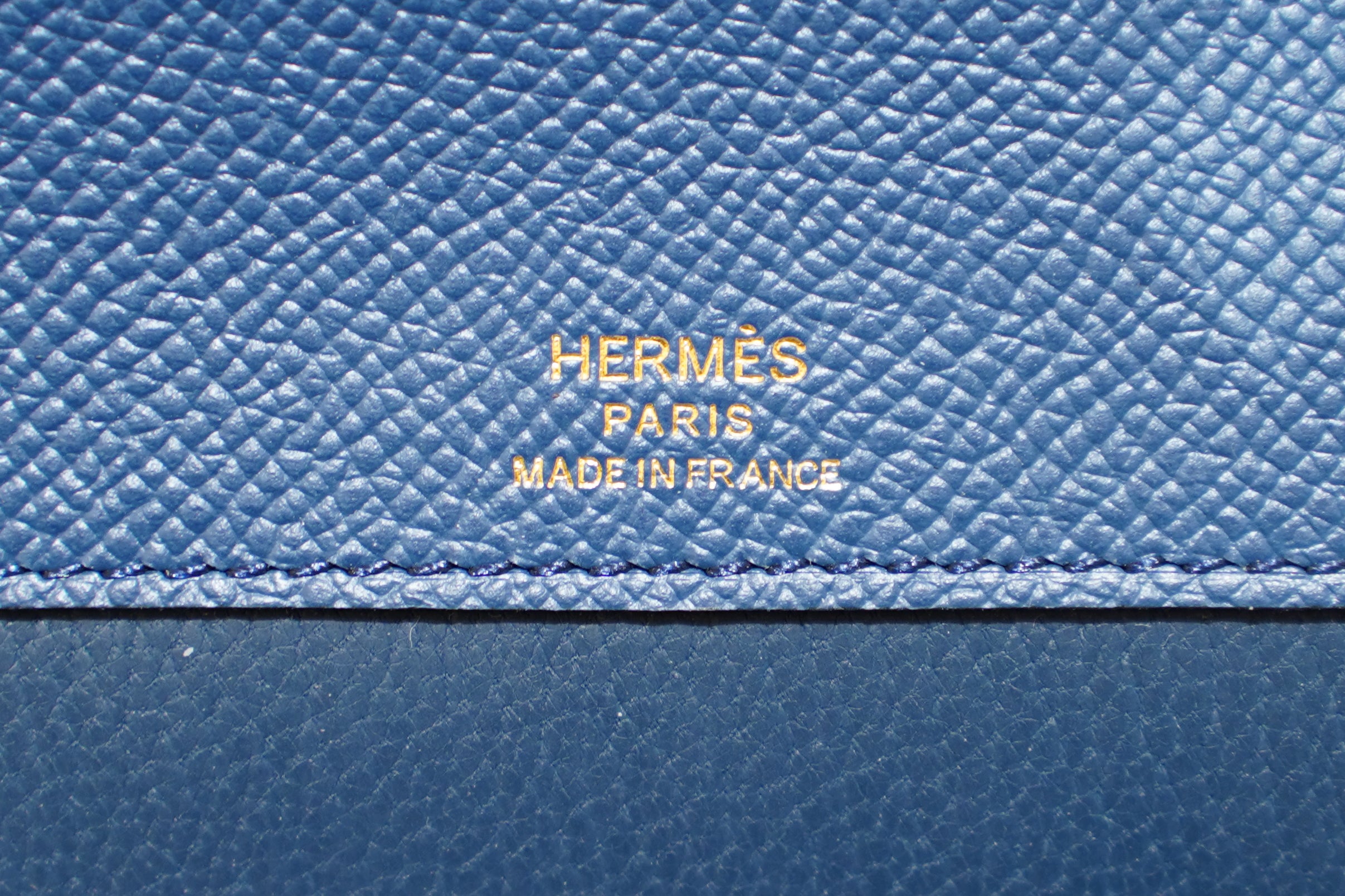 Hermes | Kelly Depeches 25 – Epsom – Blue – Gold Hardware