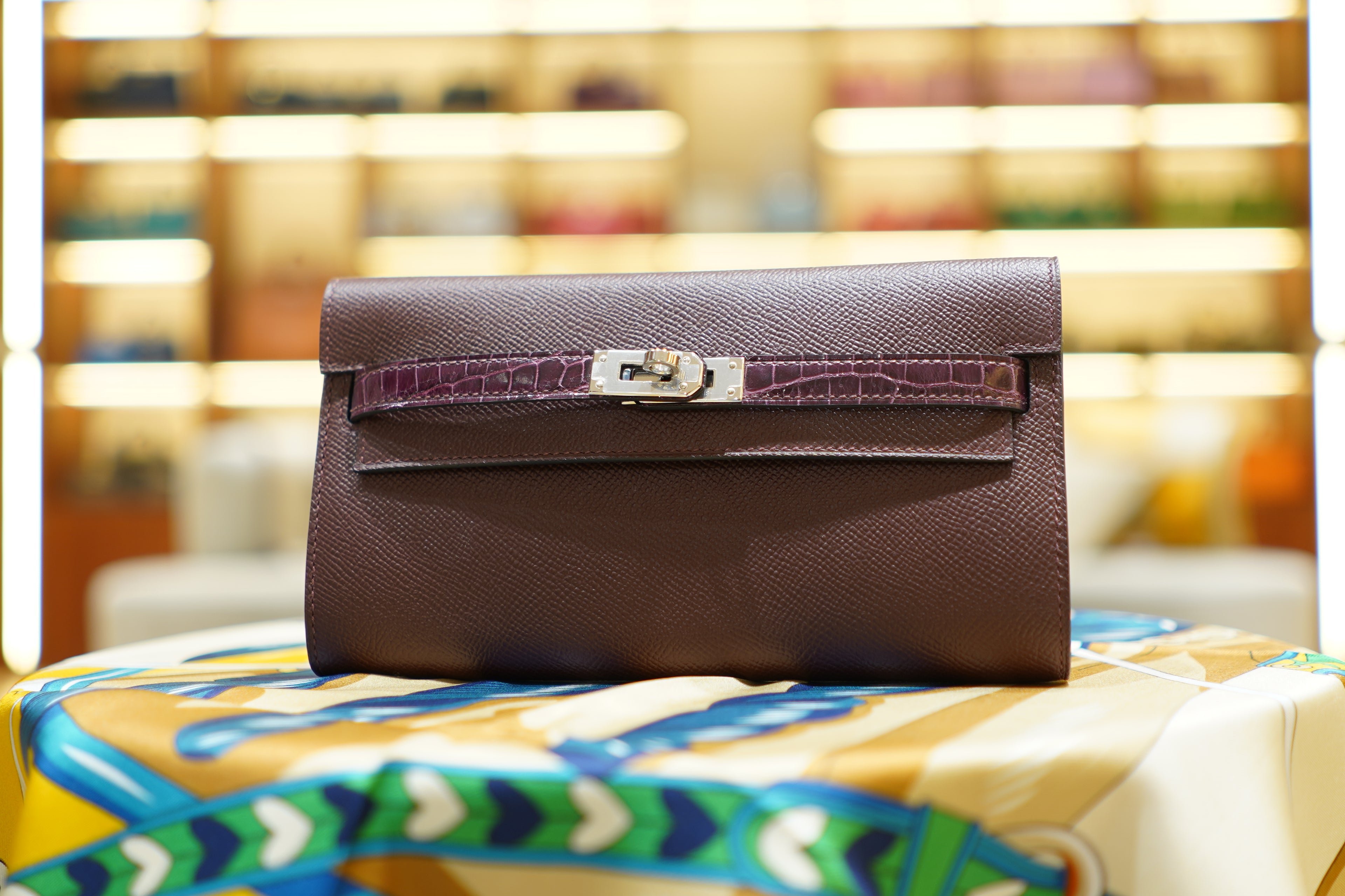 Hermes | Kelly To Go Wallet – Epsom – Brown – Gold Hardware