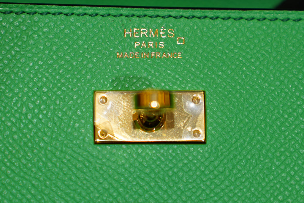 Hermes | Kelly To Go Wallet – Epsom – Green – Gold Hardware