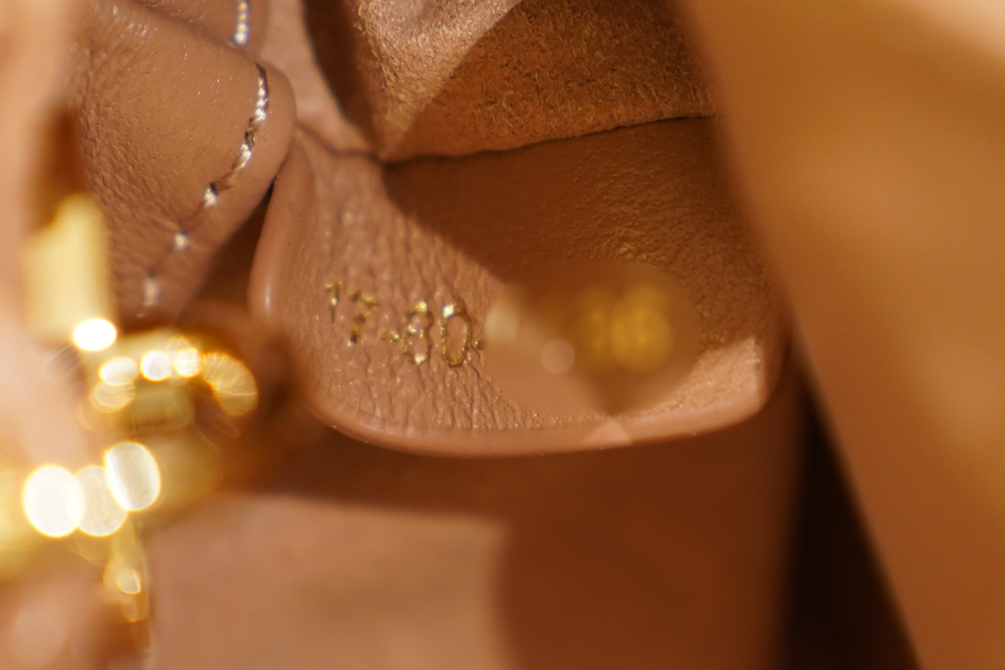 Dior | Lady Dior (Mini) – Lambskin – Brown – Gold Hardware