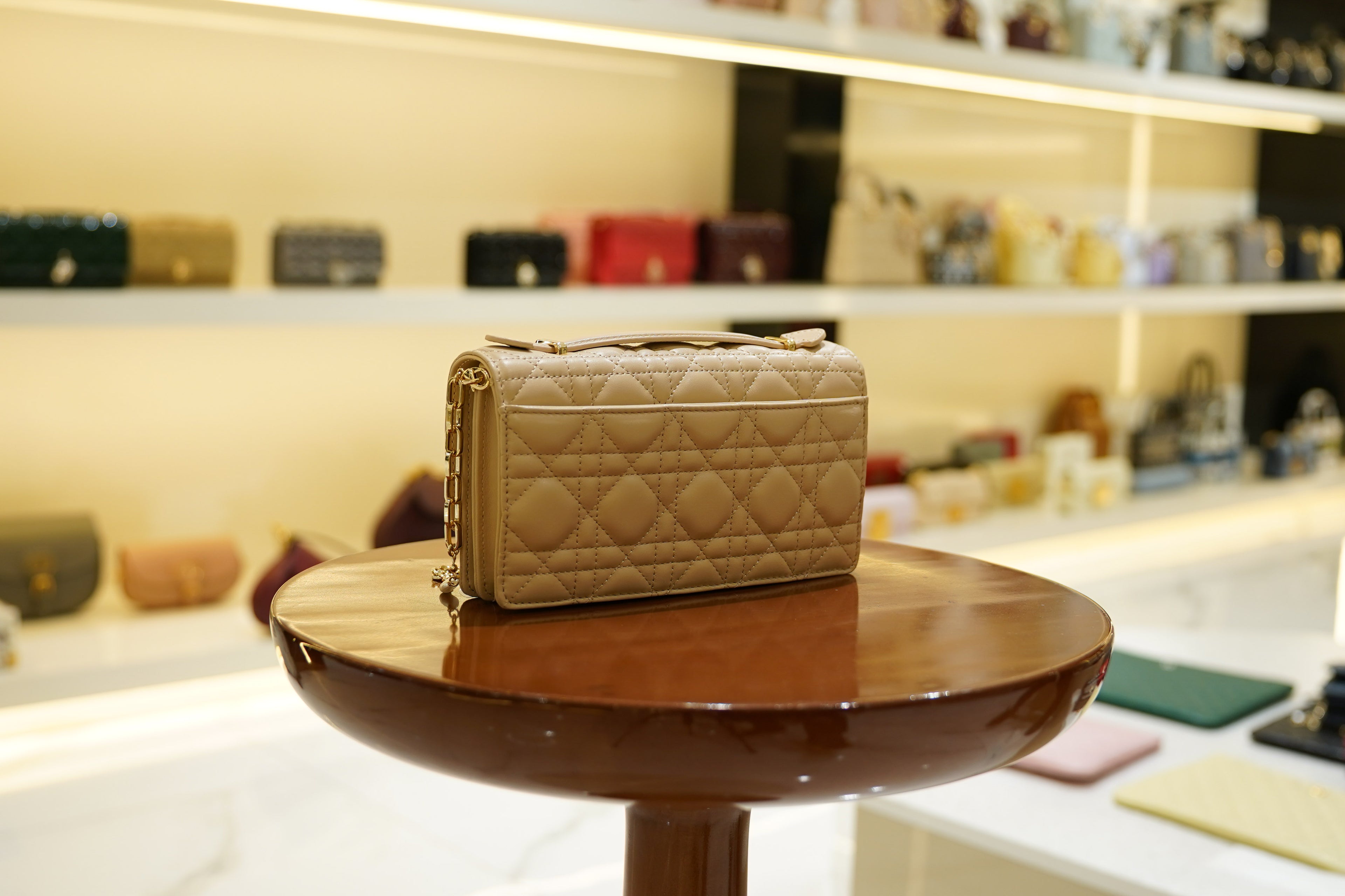 Dior | My Dior Mini Bag – Lambskin – Beige – Gold Hardware