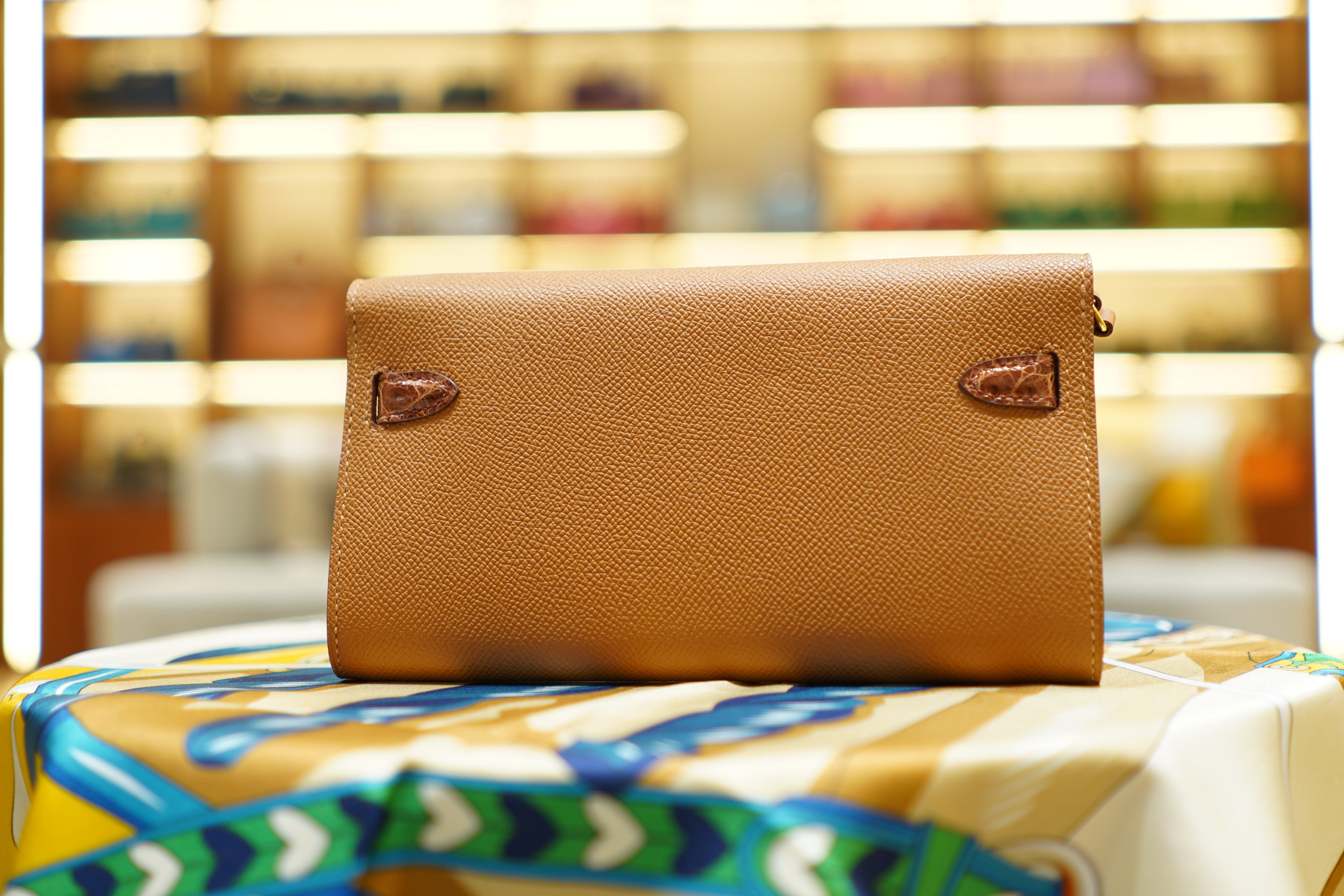 Hermes | Kelly To Go Wallet – Epsom – Tan – Gold Hardware