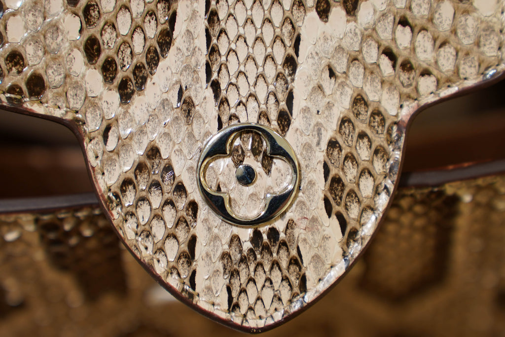 Louis Vuitton | Capucines Medium – Python – Beige – Silver Hardware