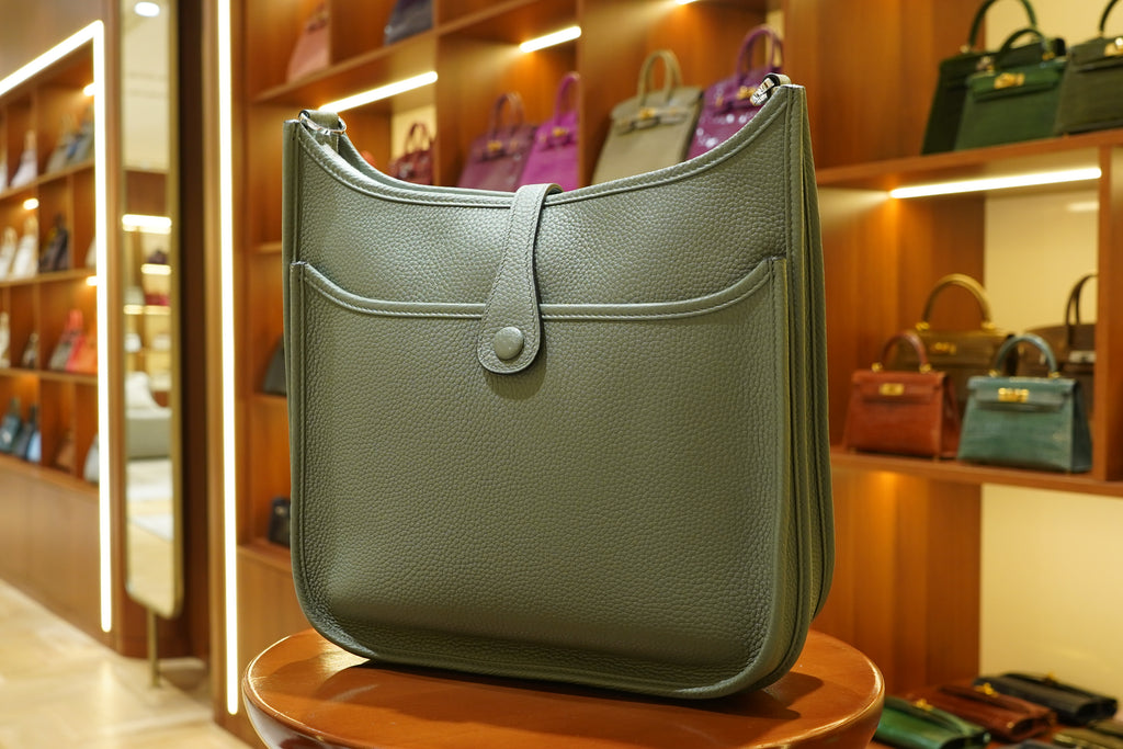 Hermes | Evelyne – Epsom – Green – Gold Hardware