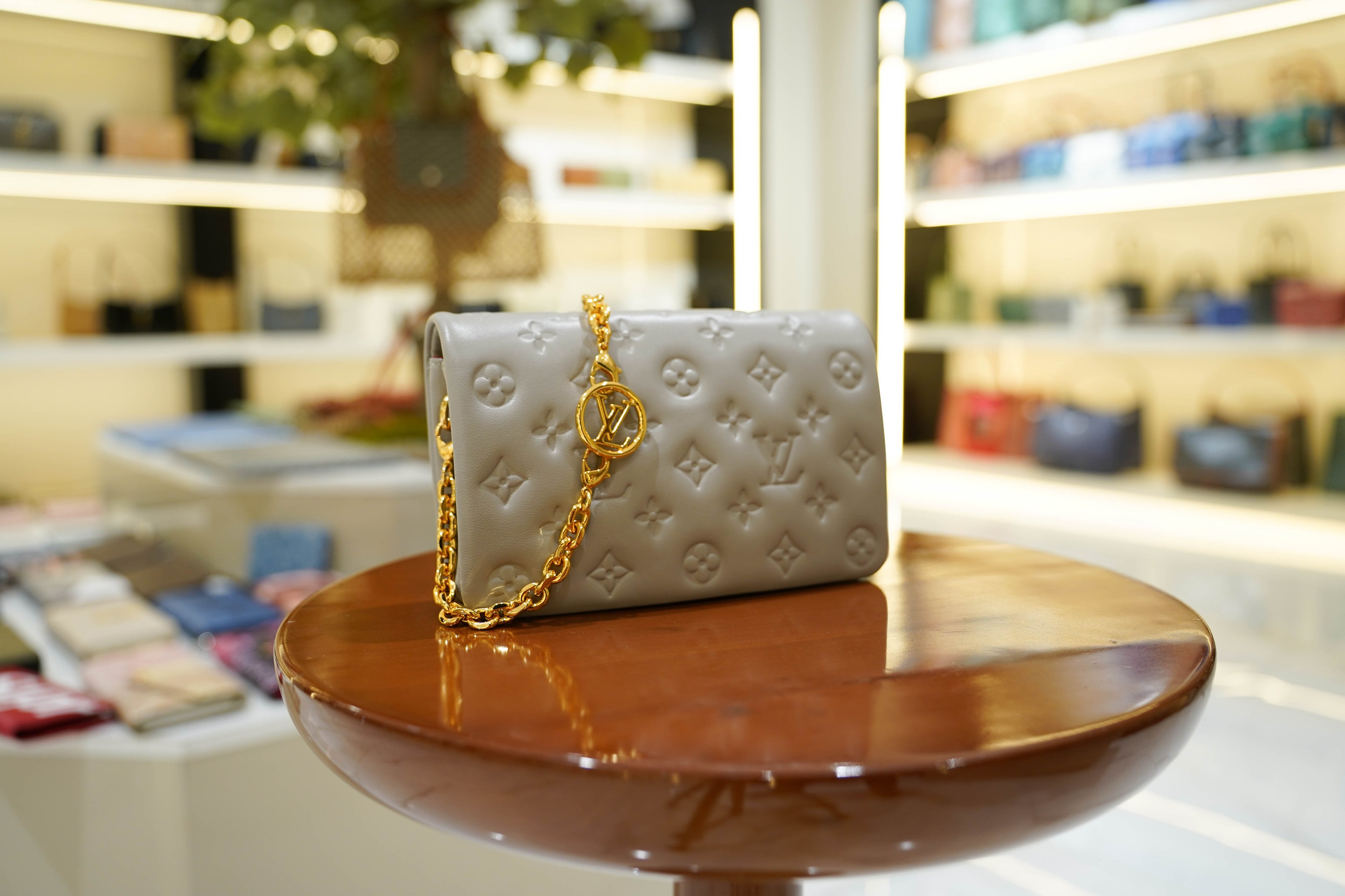 Louis Vuitton | Twist – Leather – Gris – Gold Hardware