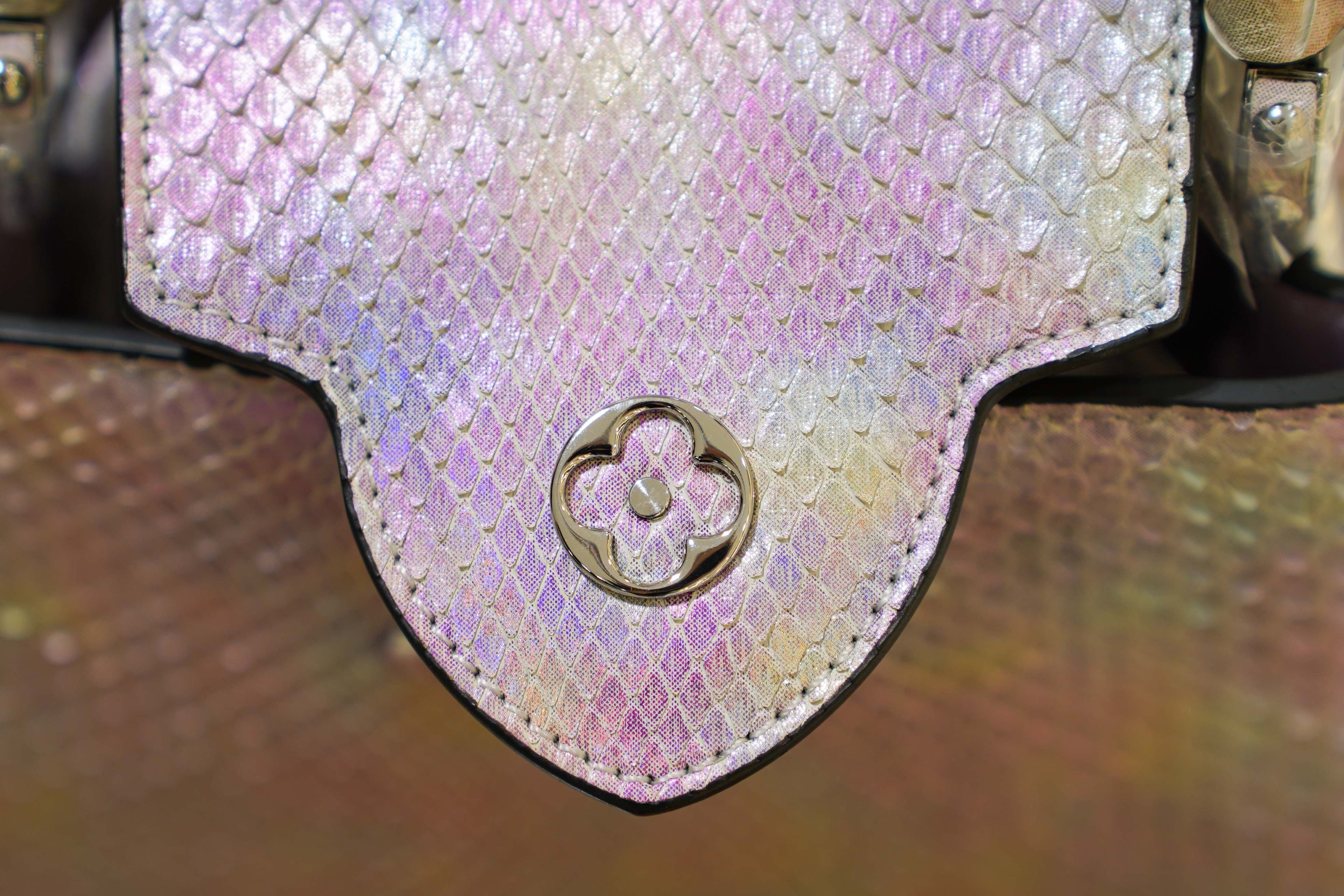 Louis Vuitton | Capucines Medium – Python – Multicolor – Silver Hardware