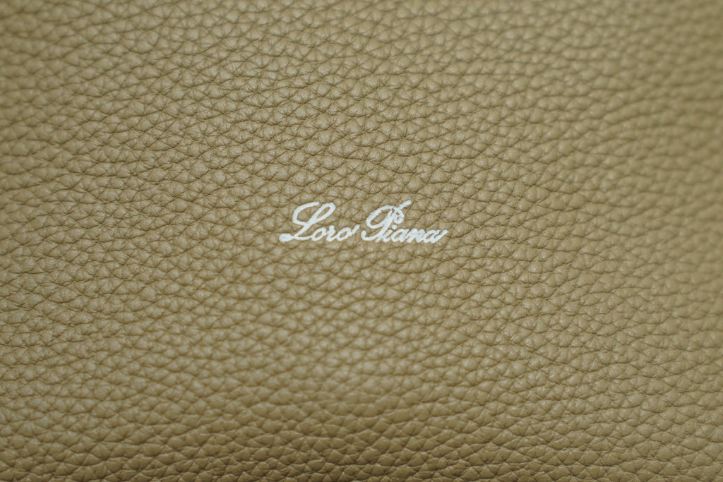 Loro Piana | Bale Bag (Small) – Leather – Beige – Gold Hardware