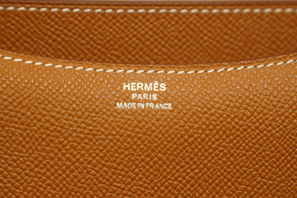 Hermes | Constance – Epsom – Orange – Silver Hardware