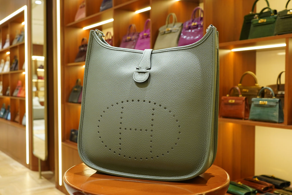 Hermes | Evelyne – Epsom – Green – Gold Hardware
