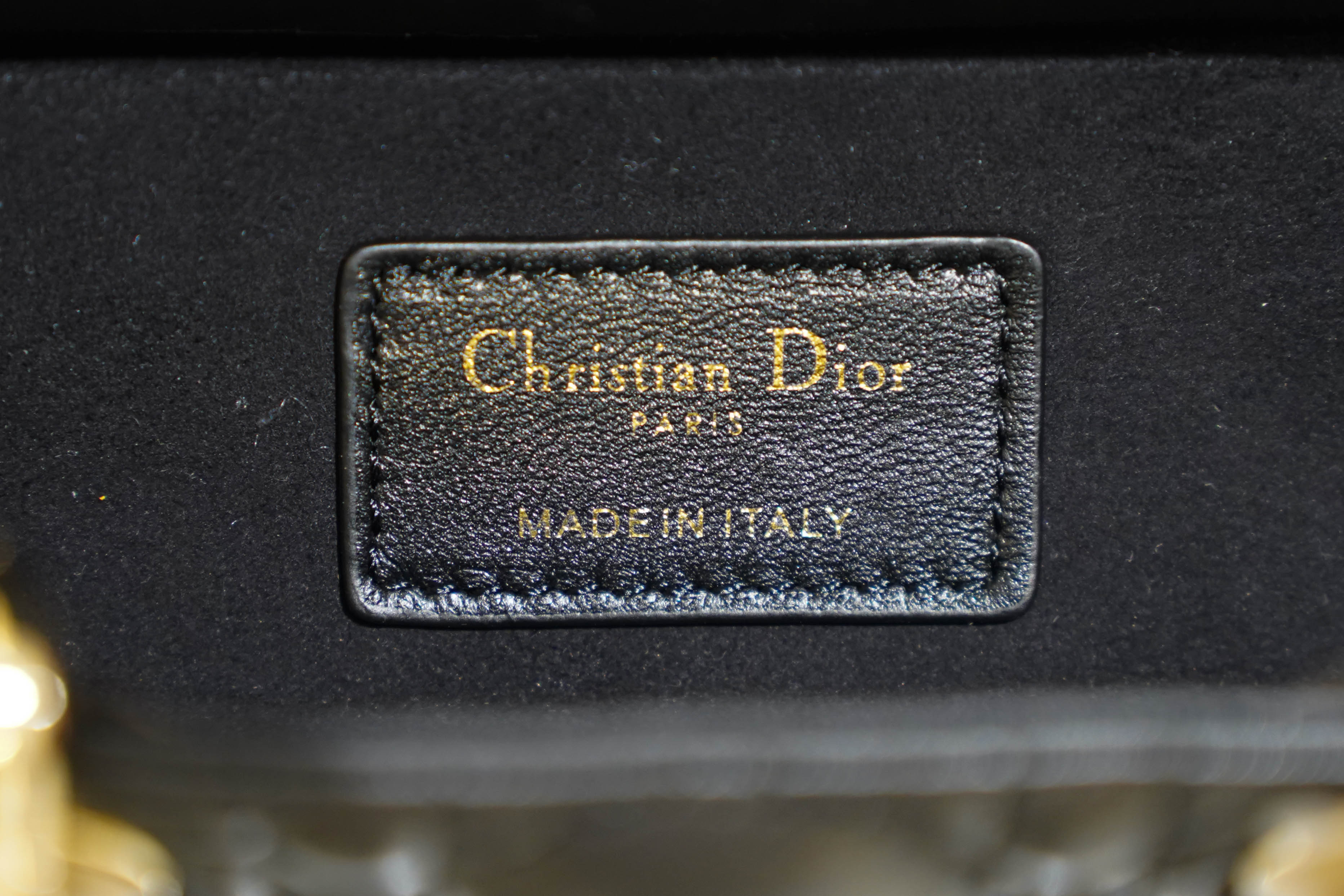 Dior | D-Joy Bag – Lambskin – Black – Gold Hardware