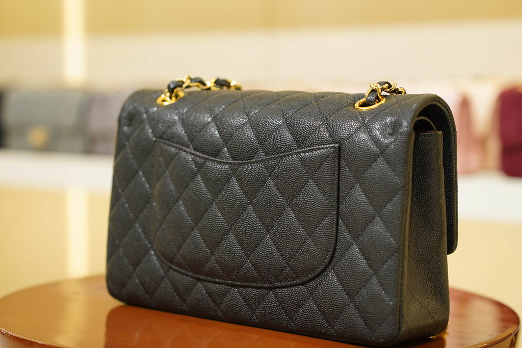 Chanel | Classic Flap Bag – Medium – Leather – Black – Gold Hardware