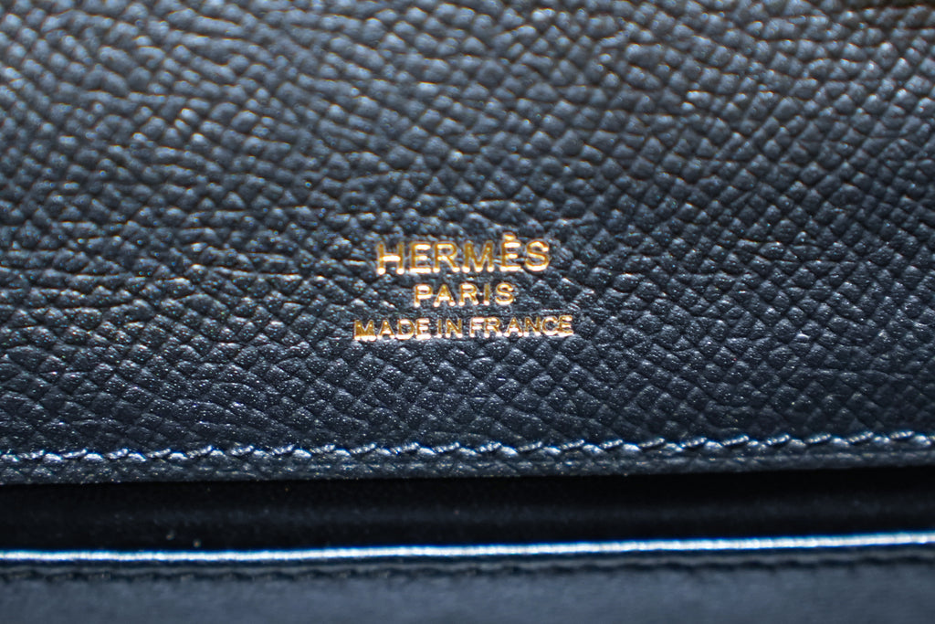 Hermès | Pochette Kelly – Togo – Noir – Quincaillerie dorée