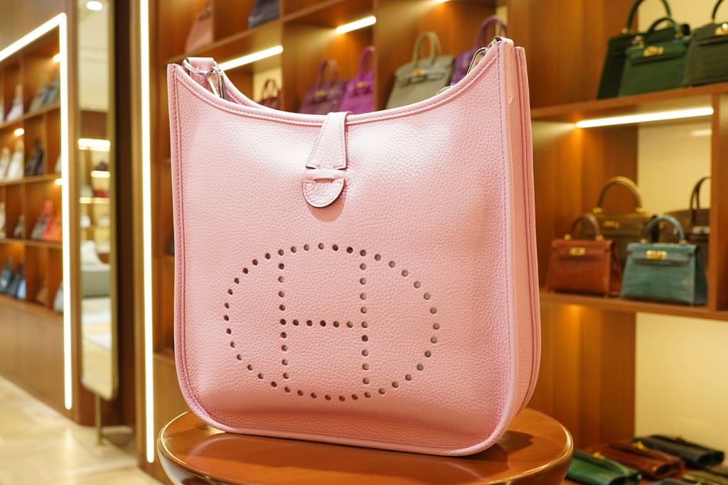 Hermes | Evelyne – Togo – Pink – Silver Hardware