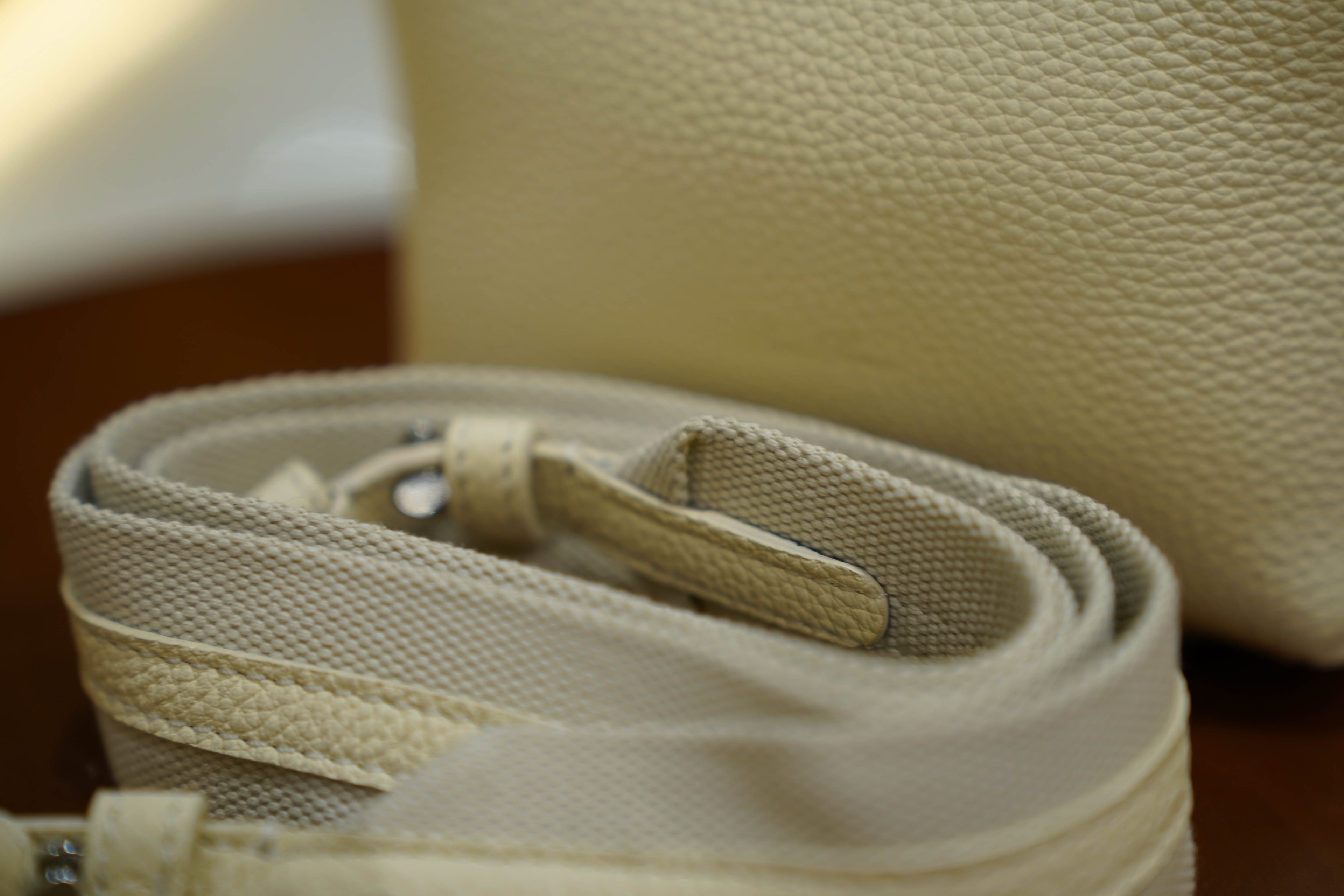 Loro Piana | Bale Bag (Small) – Leather – Cream – Gold Hardware