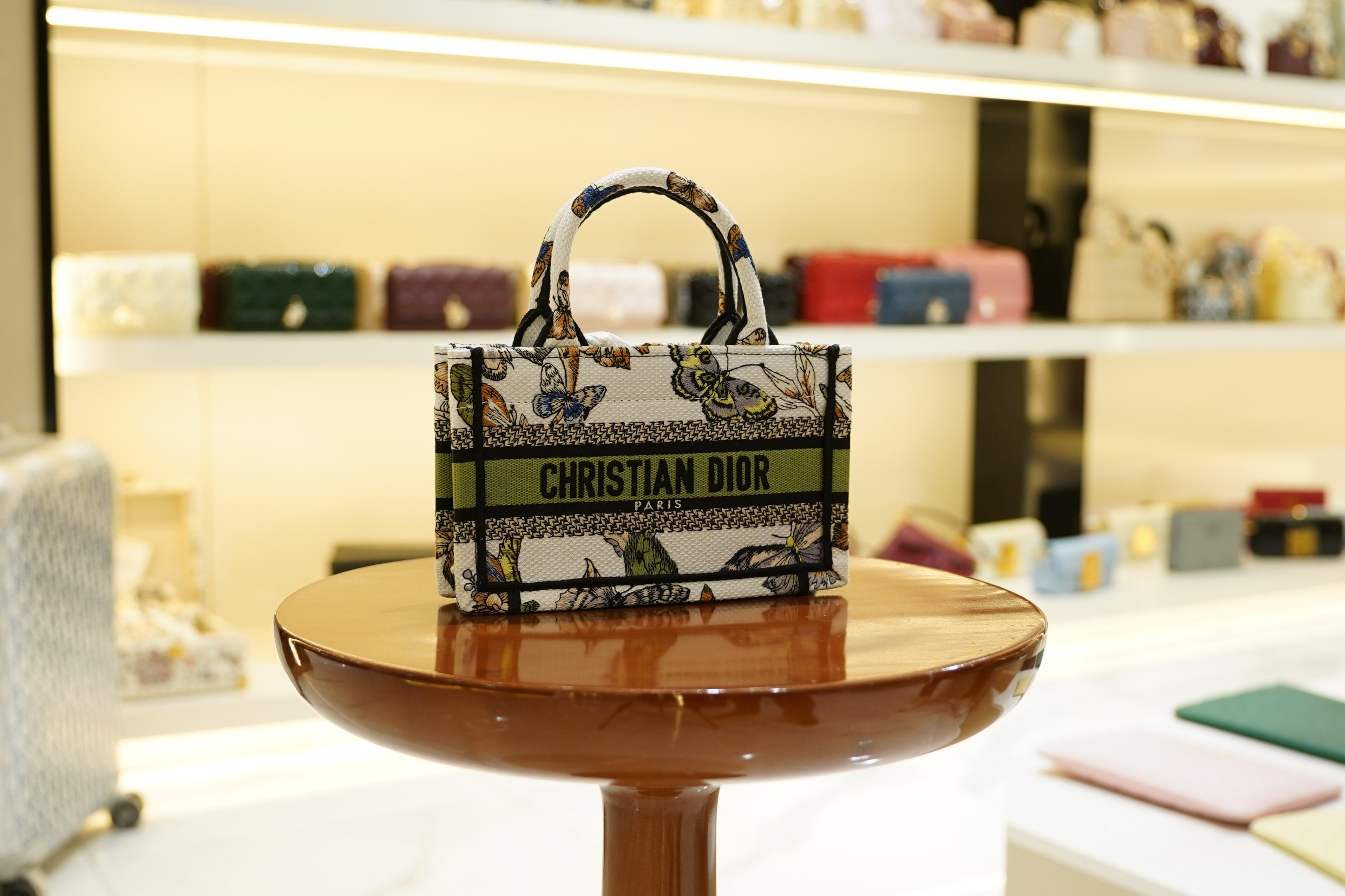 Dior | Book Tote – Canvas – Multicolor – Black Hardware