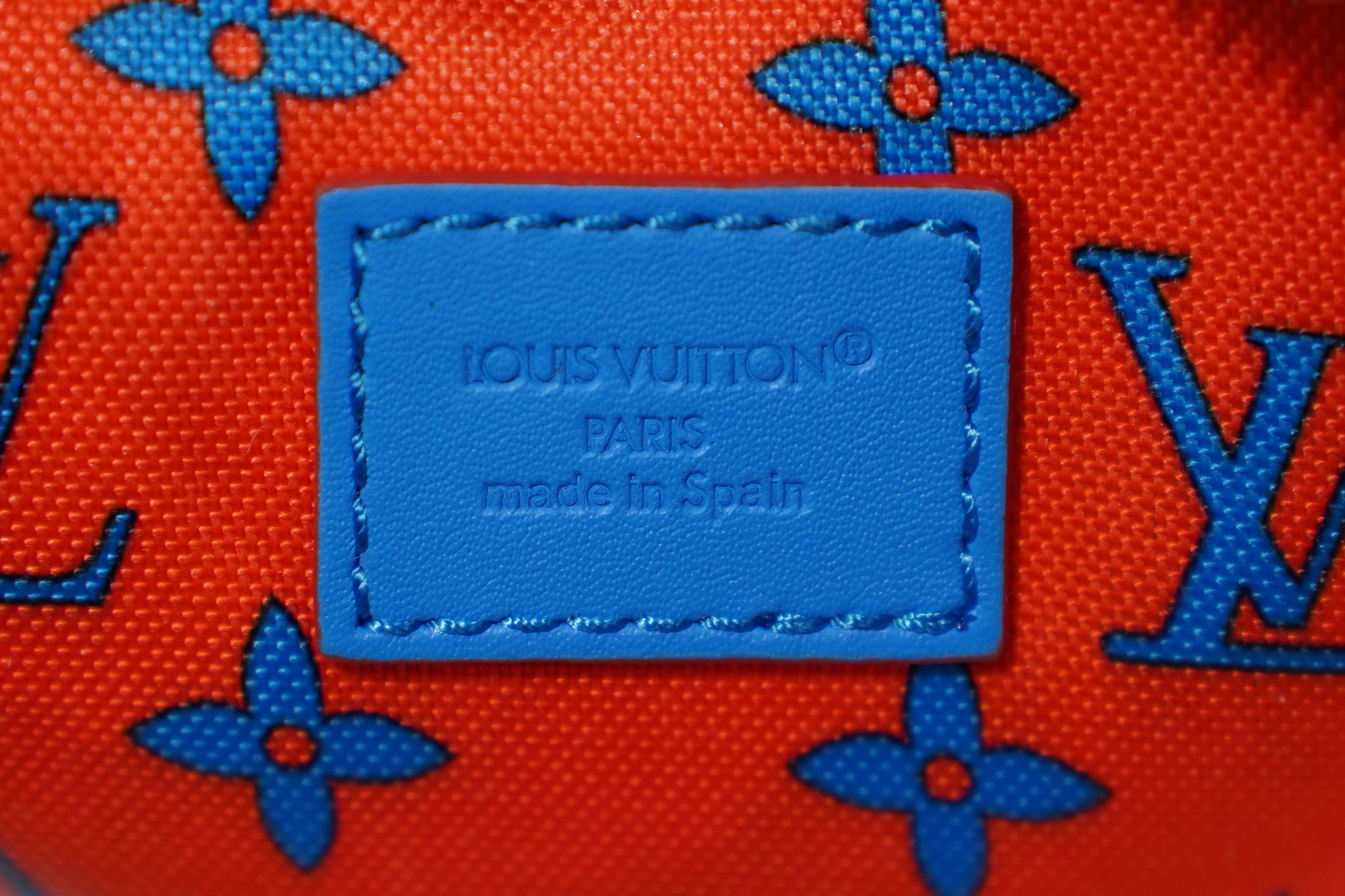 Louis Vuitton | Speedy – Canvas – Blue – Red Hardware