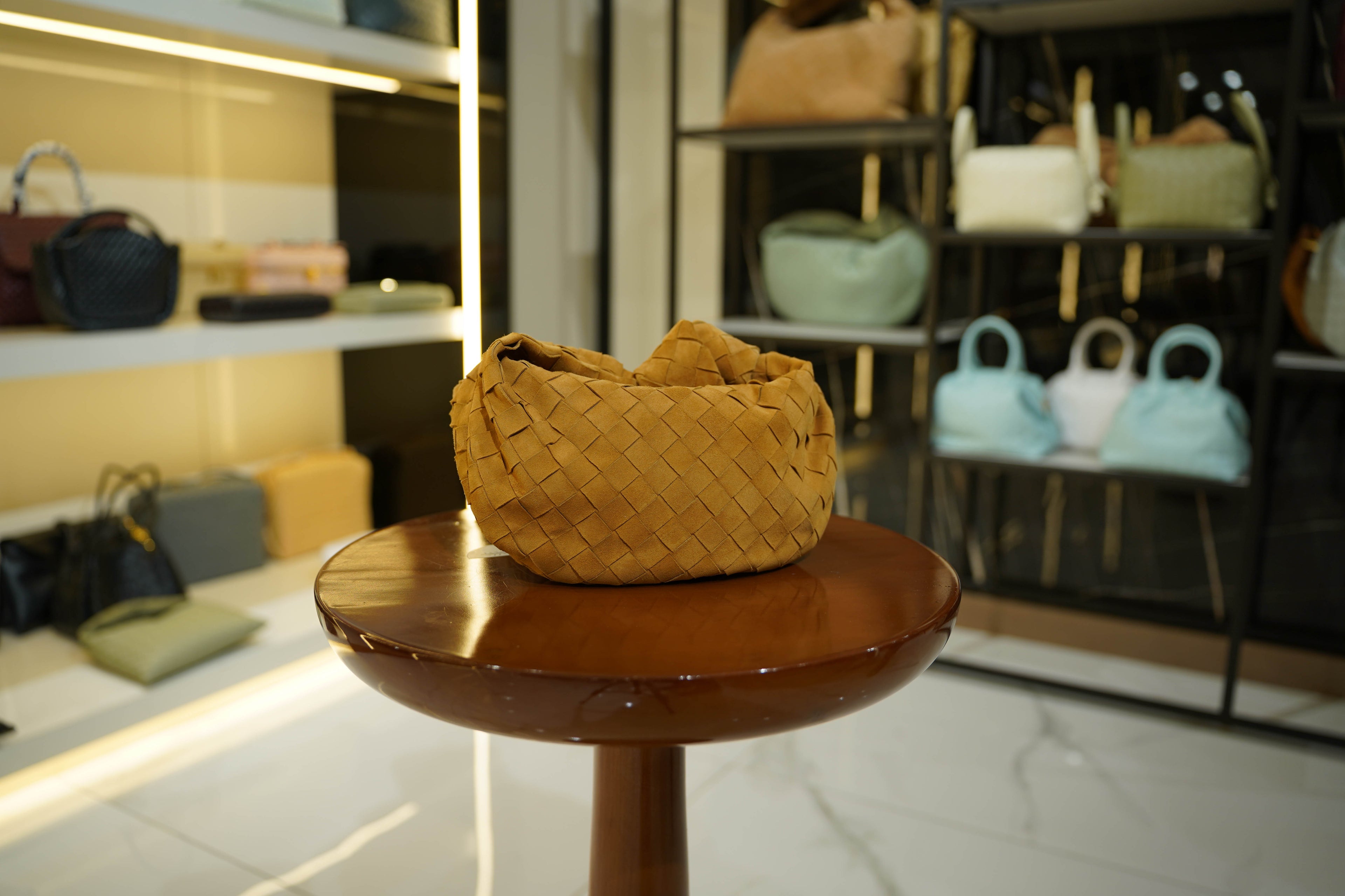 Bottega Veneta | Jodie – Nappa Leather – Caramel – Gold Hardware