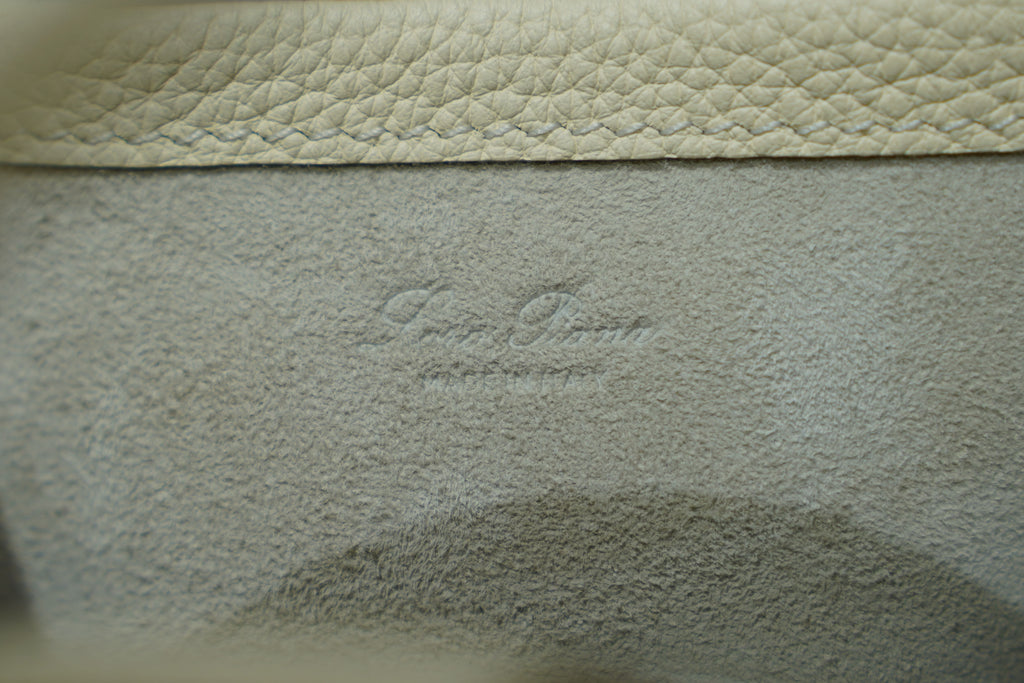 Loro Piana | Bale Bag (Small) – Leather – Cream – Gold Hardware