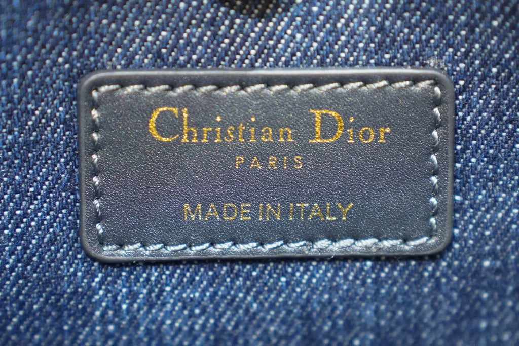 Dior | Dior 30 Montaigne – Canvas – Blue – Gold Hardware