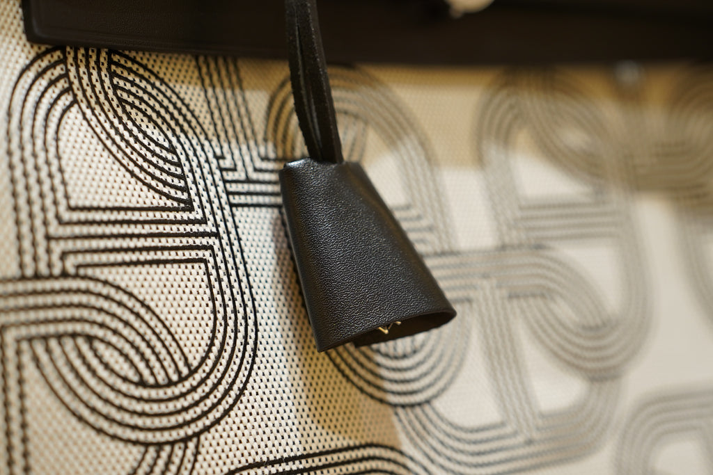 Hermes | Herbag Medium – Canvas – White – Silver Hardware