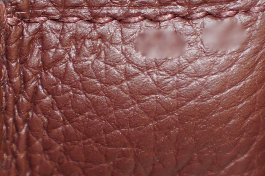 Hermes | Halzan 25 – Leather – Burgundy – Gold Hardware