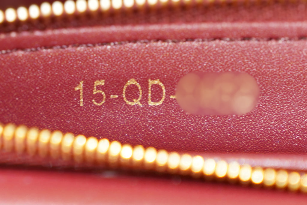 Dior | My Dior Mini Bag – Patent Leather – Burgundy – Gold Hardware