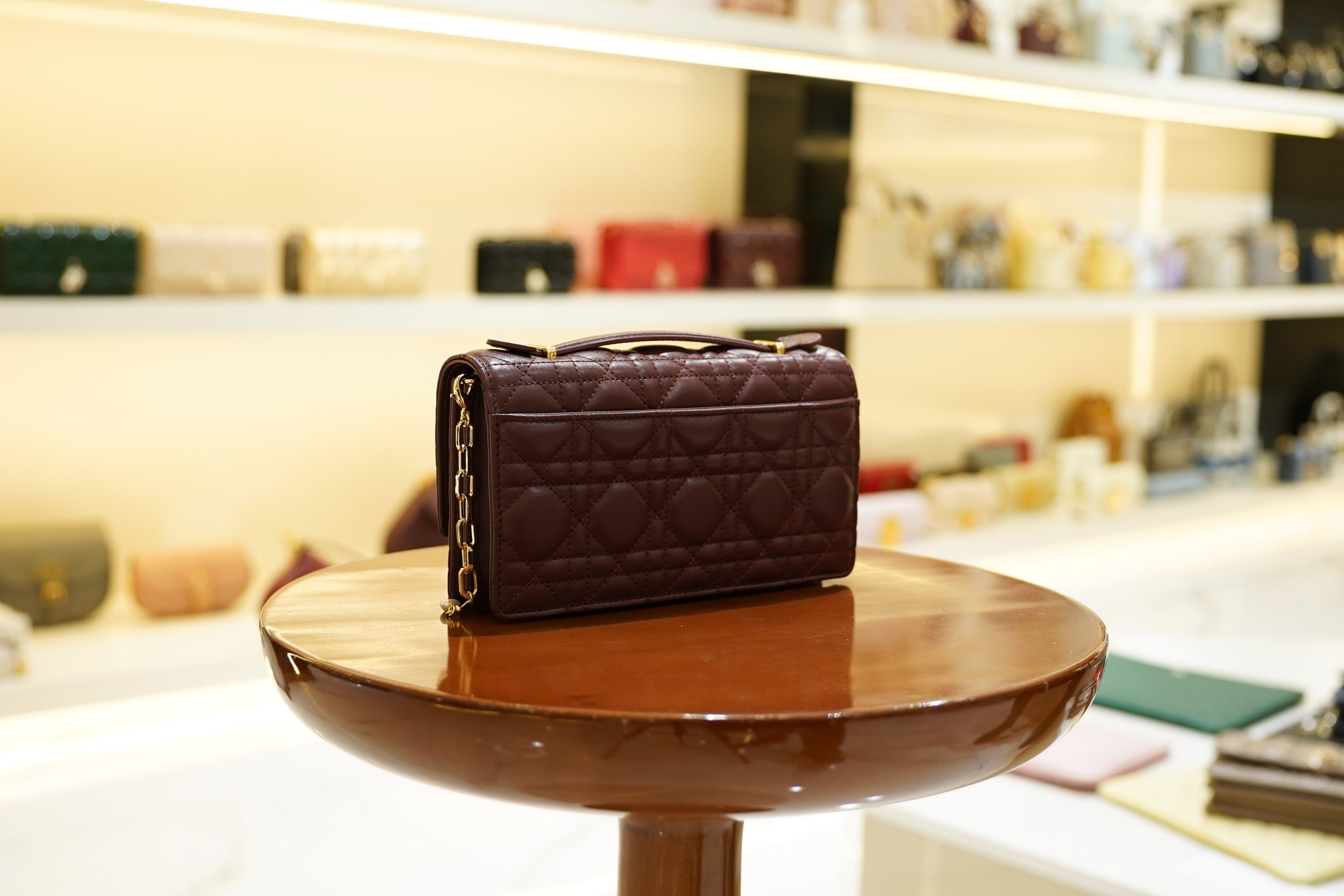 Dior | My Dior Mini Bag – Lambskin – Bordeaux – Gold Hardware