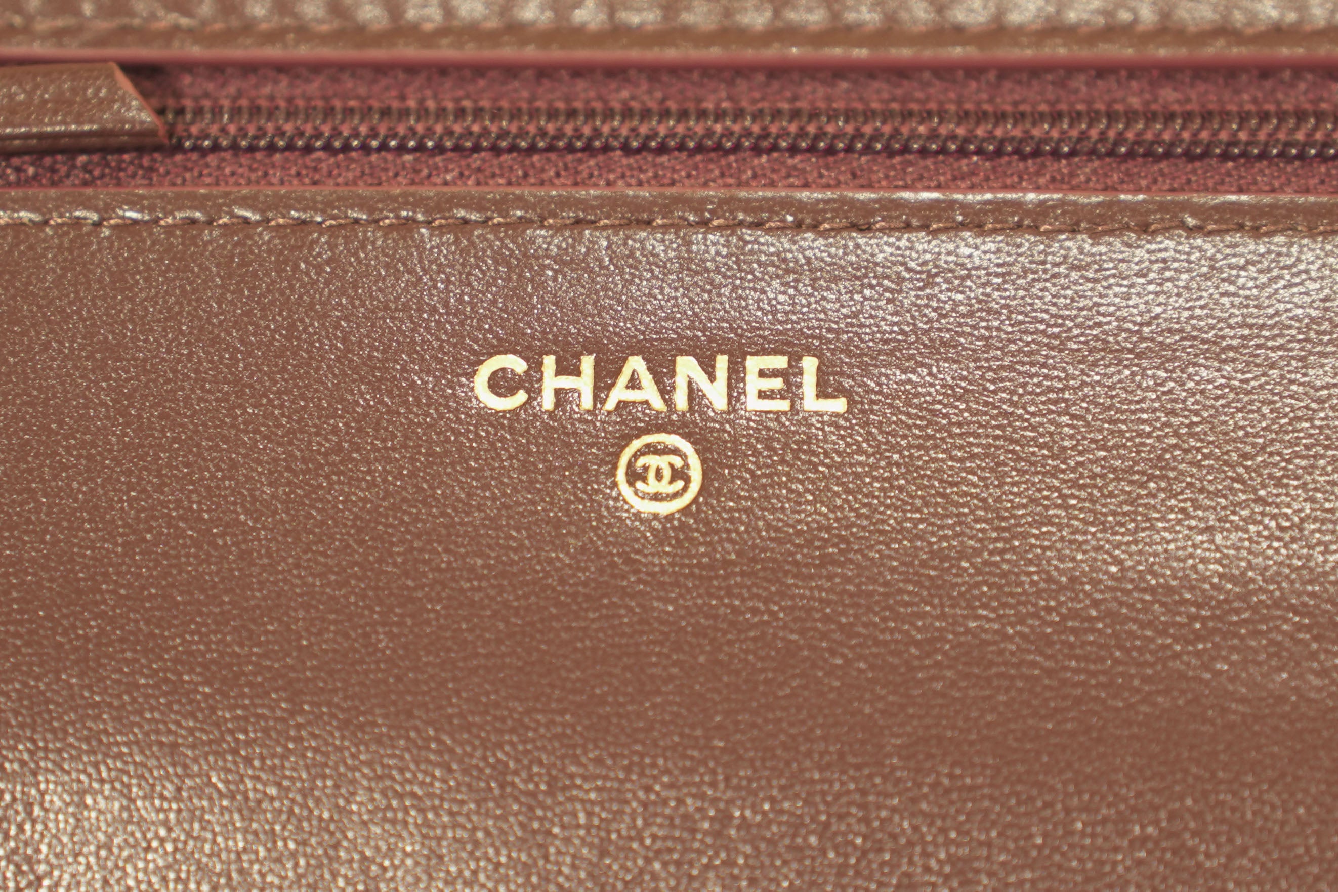 Chanel | Wallet on Chain – Lambskin – Brown – Gold Hardware