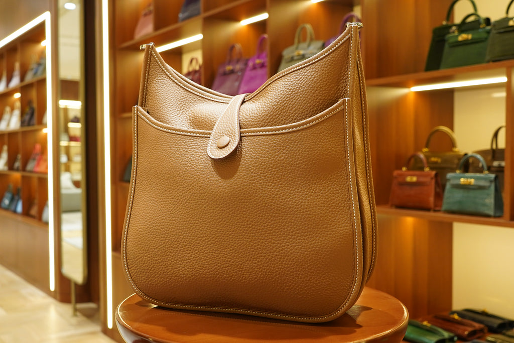 Hermes | Evelyne – Togo – Brown – Gold Hardware