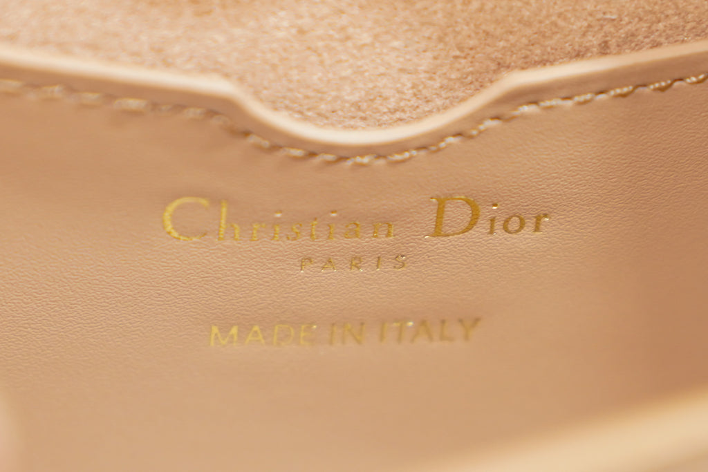 Dior | Bobby – Leather – Beige – Gold Hardware