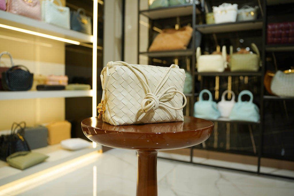 Bottega Veneta | Jodie – Intrecciato – Avorio – Gold Hardware