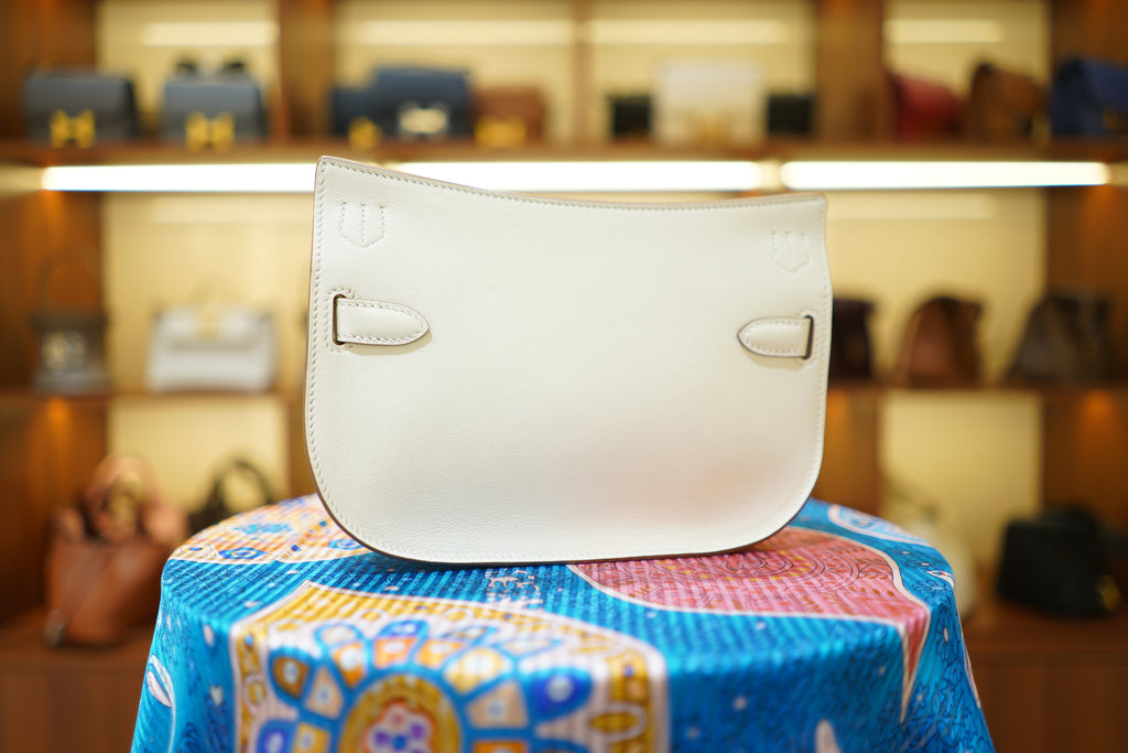 Hermes | Jypsiere – Leather – White – Gold Hardware