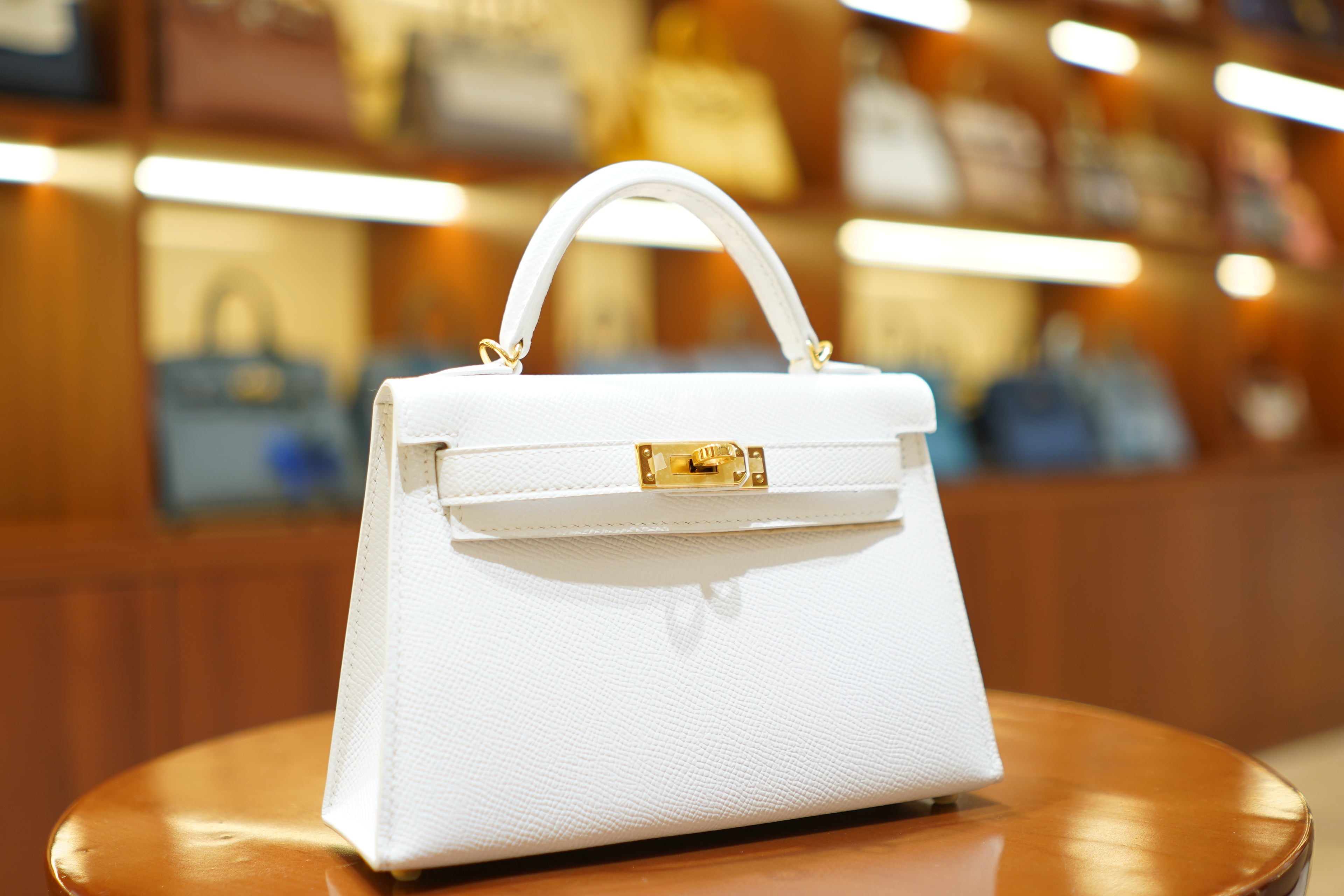 Hermes | Mini Kelly – Epsom – White
