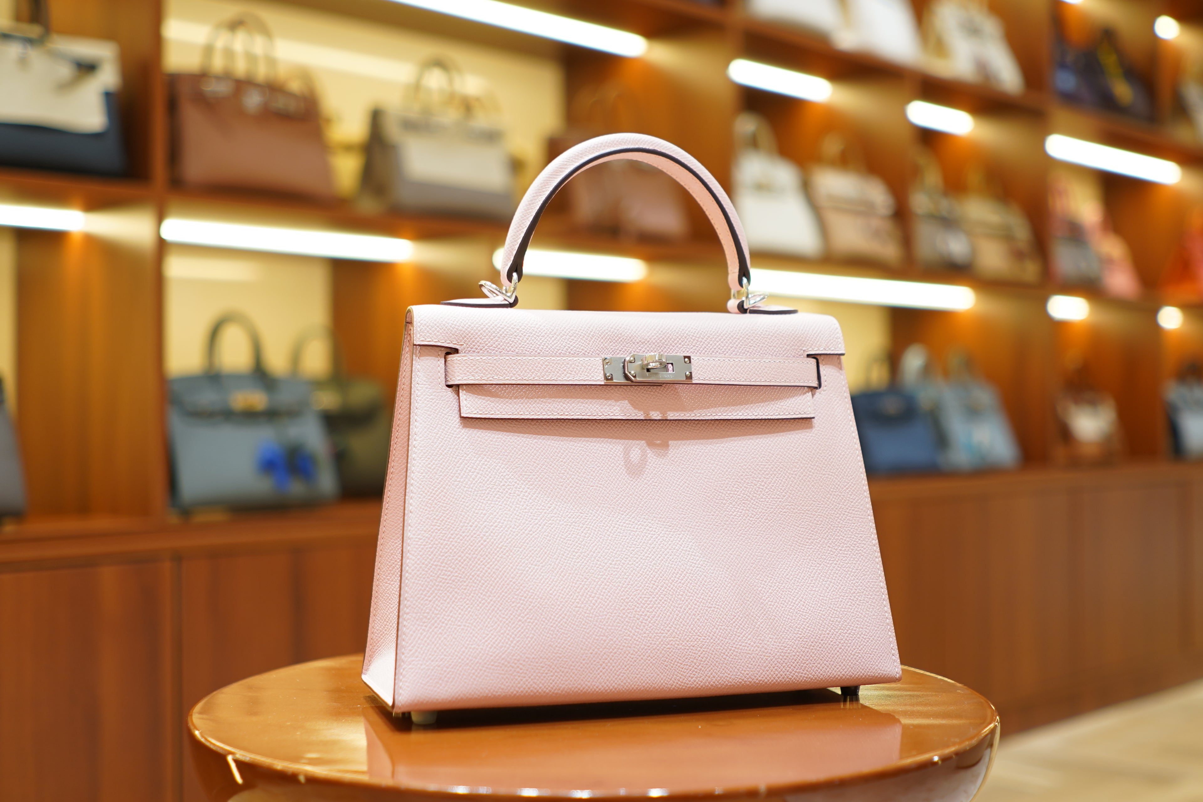 Hermes | Mini Kelly – Epsom – Rose Sakura – Gold Hardware