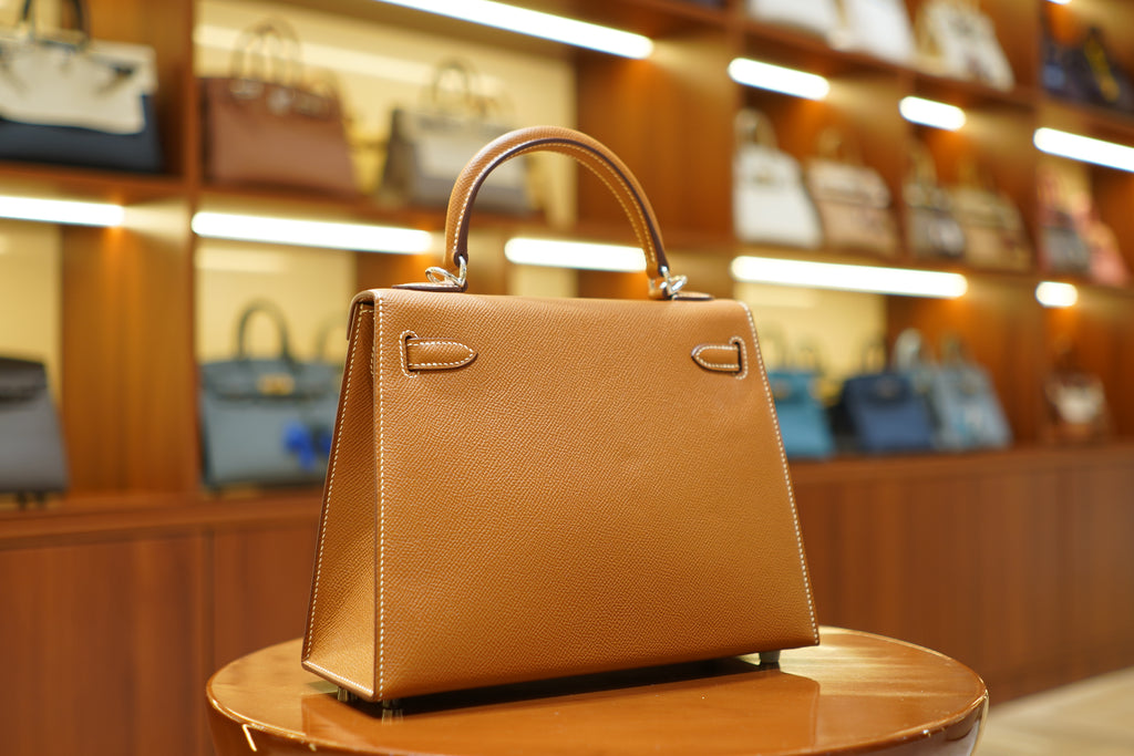 Hermes | Kelly 25 – Epsom – Gold – Palladium-Beschläge
