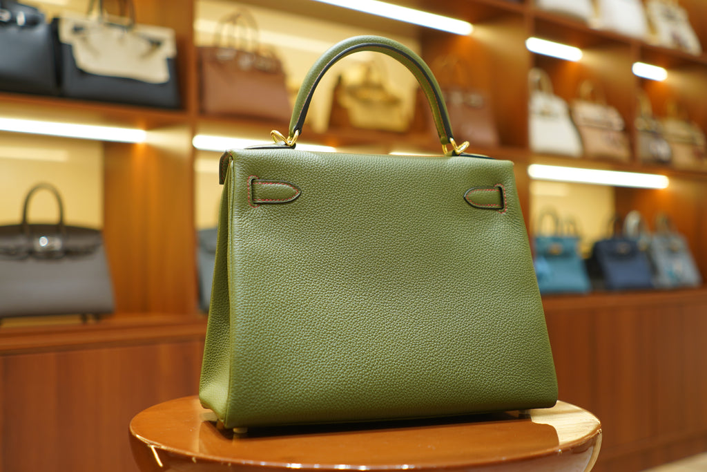 Hermes | Kelly 28 – Togo – Green - Limited Edition - Gold Hardware