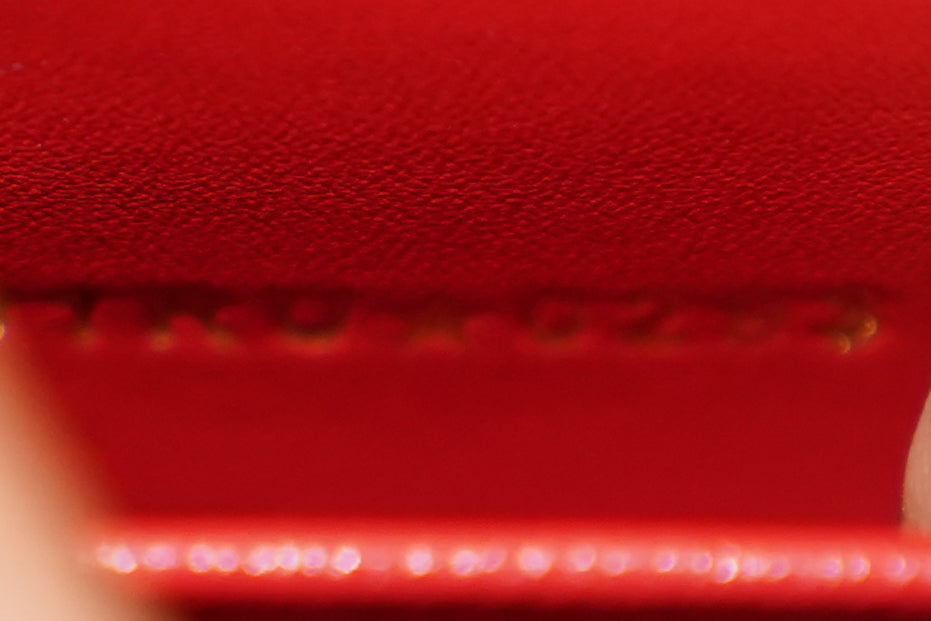 Dior | My Dior Mini Bag – Lambskin – Red – Gold Hardware